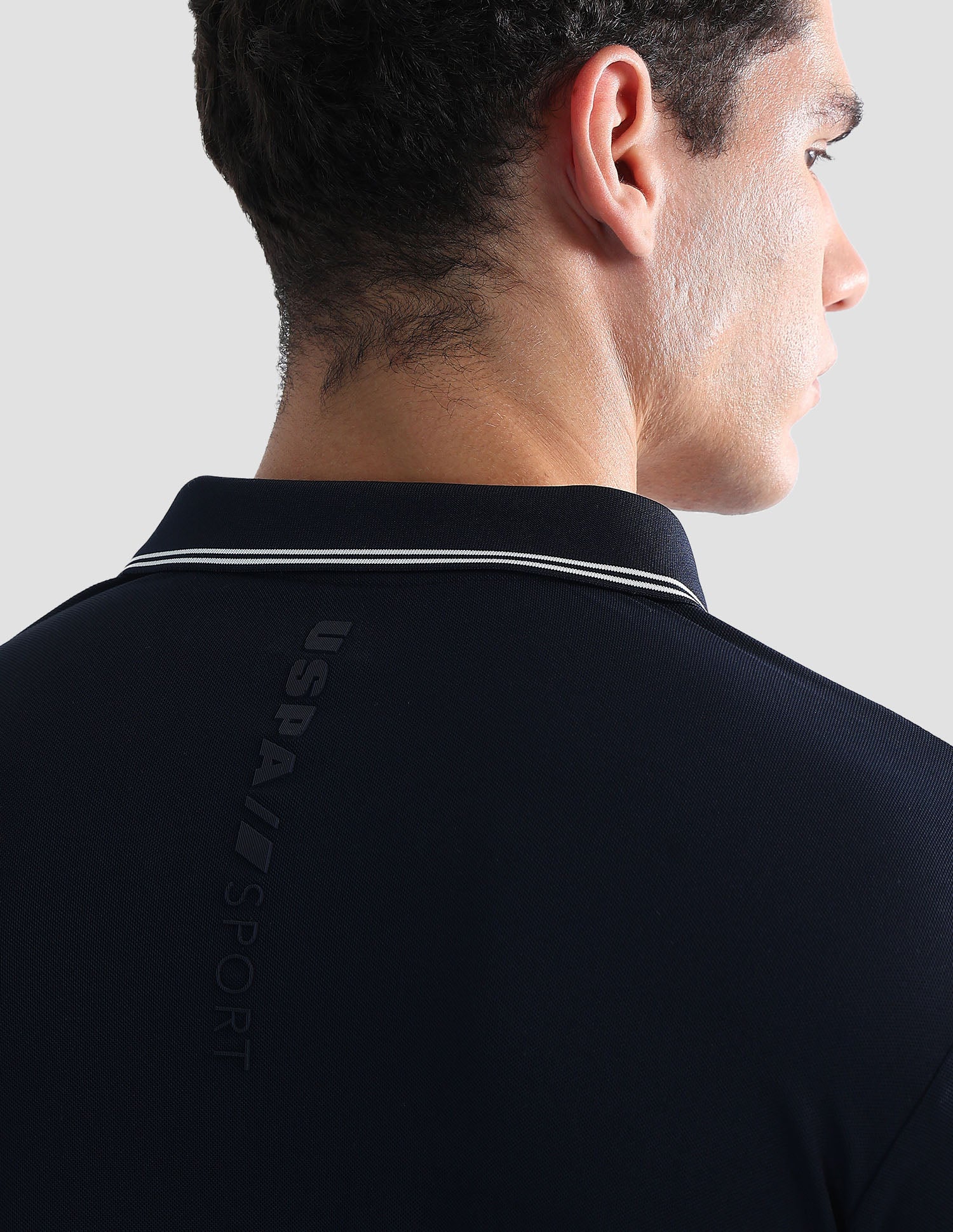 Brand Embossed Regular Fit Active Polo Shirt - Image 9
