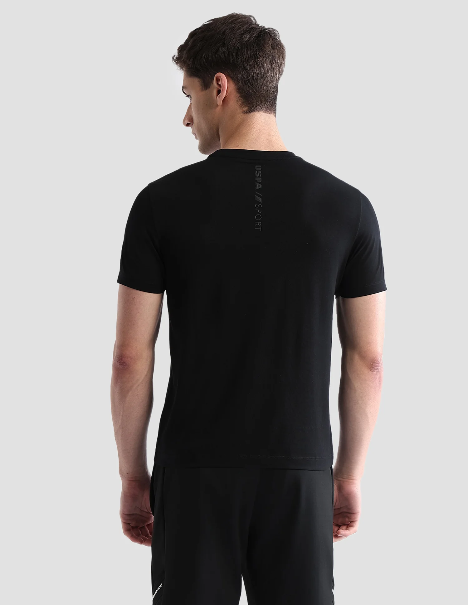 Brand Embossed Regular Fit Active T-Shirt - Image 5