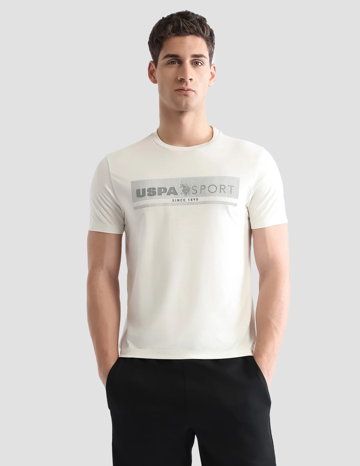 Brand Embossed Regular Fit Active T-Shirt - Image 6
