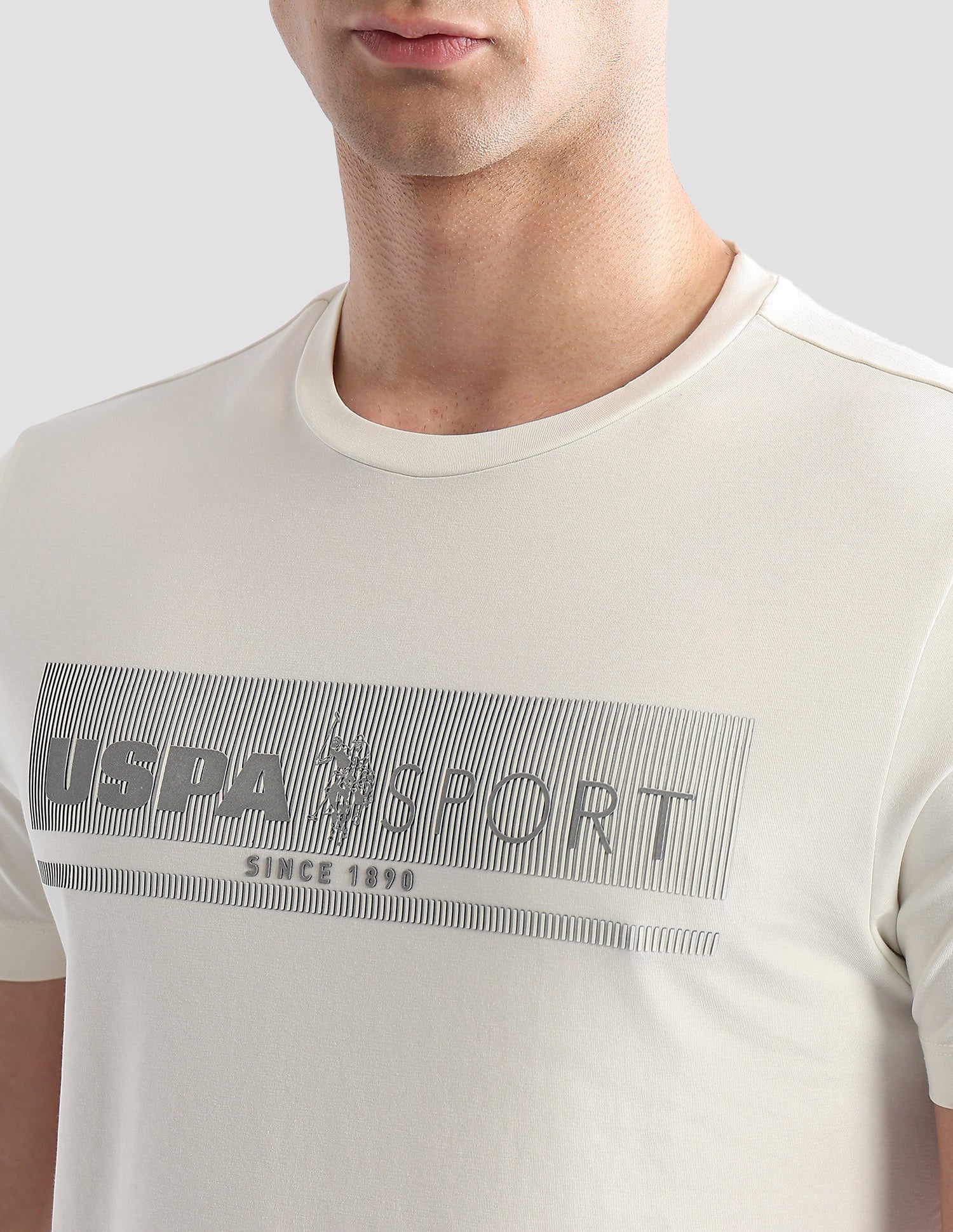 Brand Embossed Regular Fit Active T-Shirt - Image 7