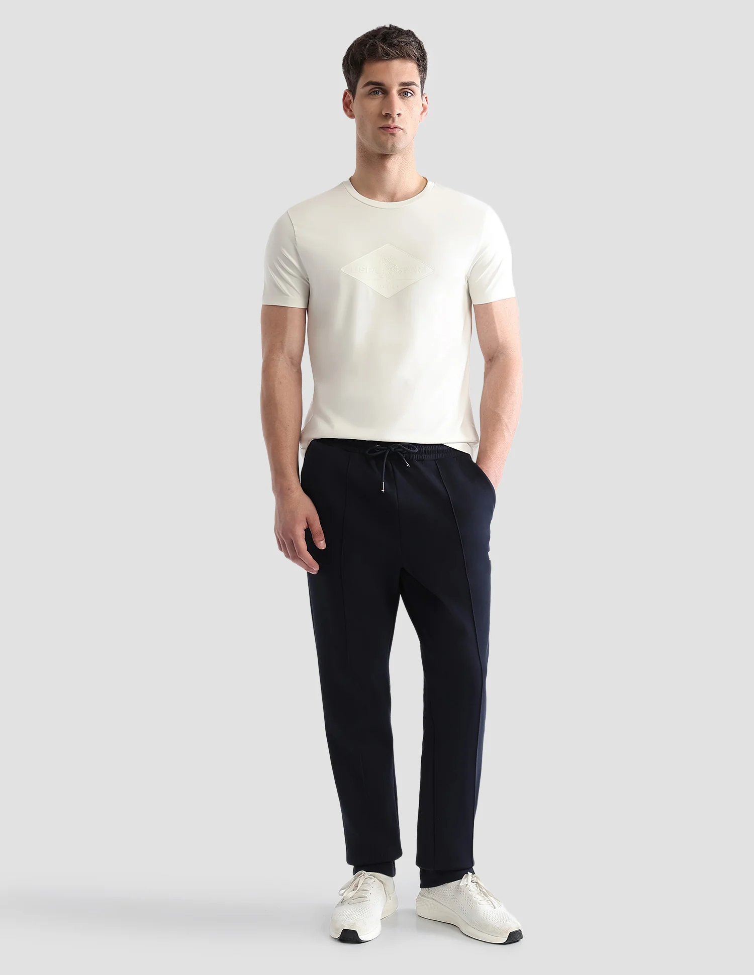 Brand Embossed Regular Fit Active T-Shirt - Image 3