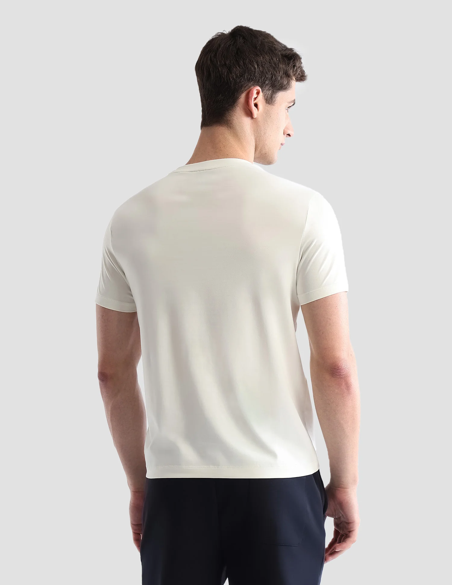 Brand Embossed Regular Fit Active T-Shirt - Image 5