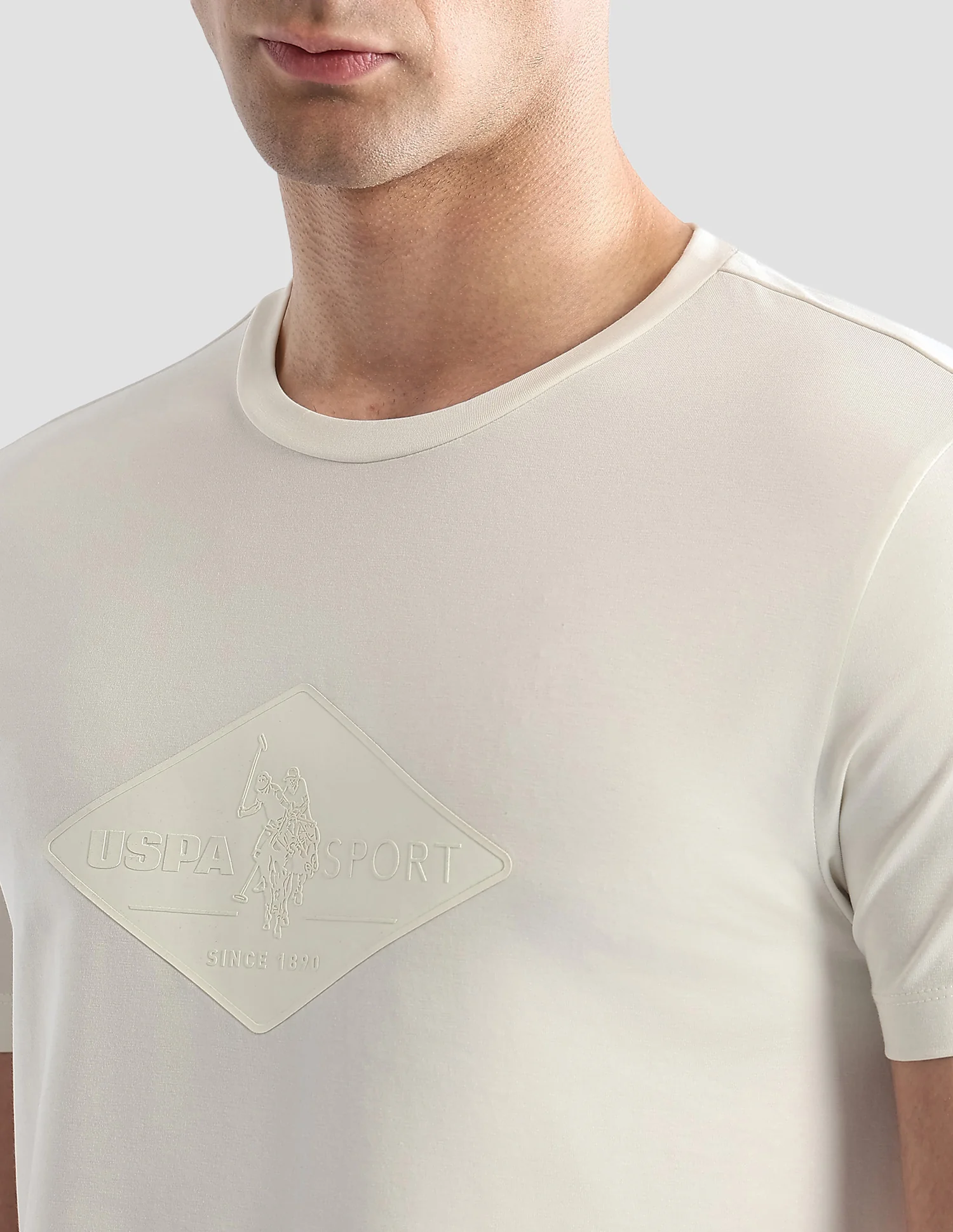 Brand Embossed Regular Fit Active T-Shirt - Image 7