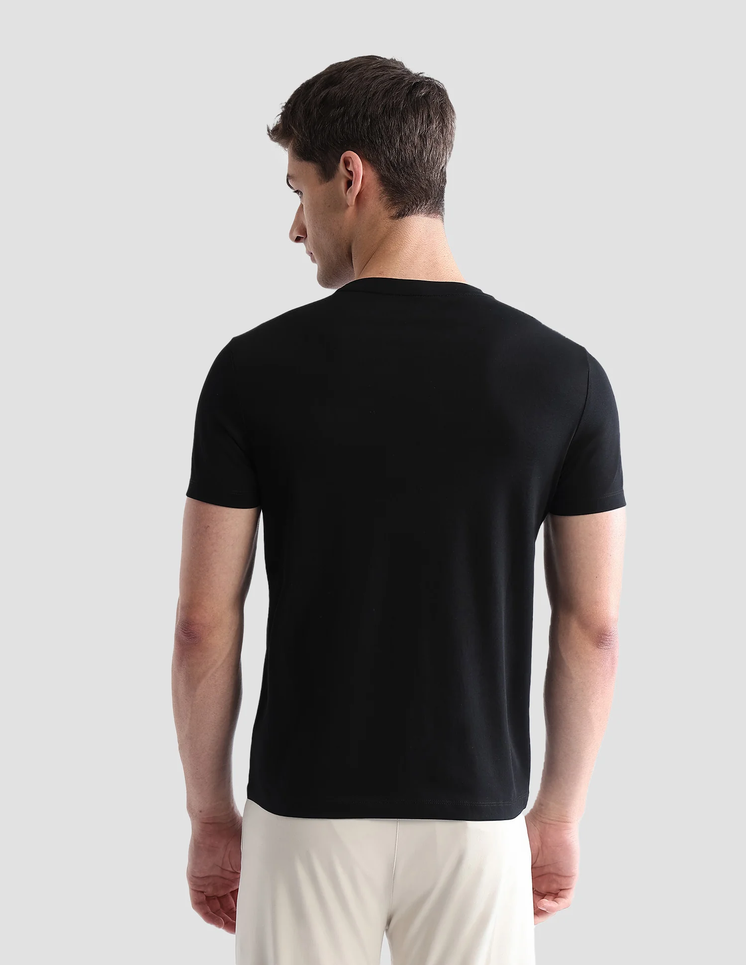 Brand Embossed Regular Fit Active T-Shirt - Image 5