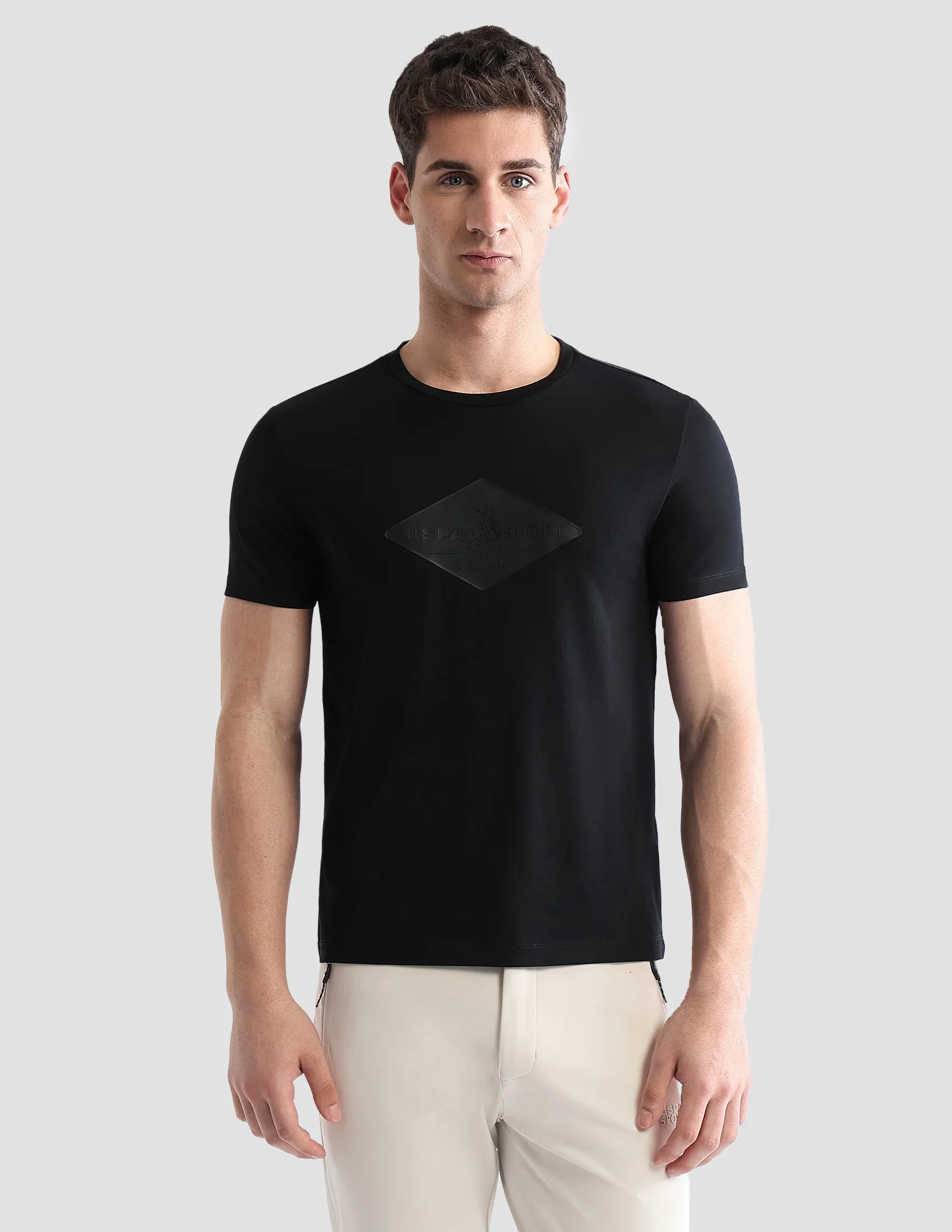 Brand Embossed Regular Fit Active T-Shirt - Image 6