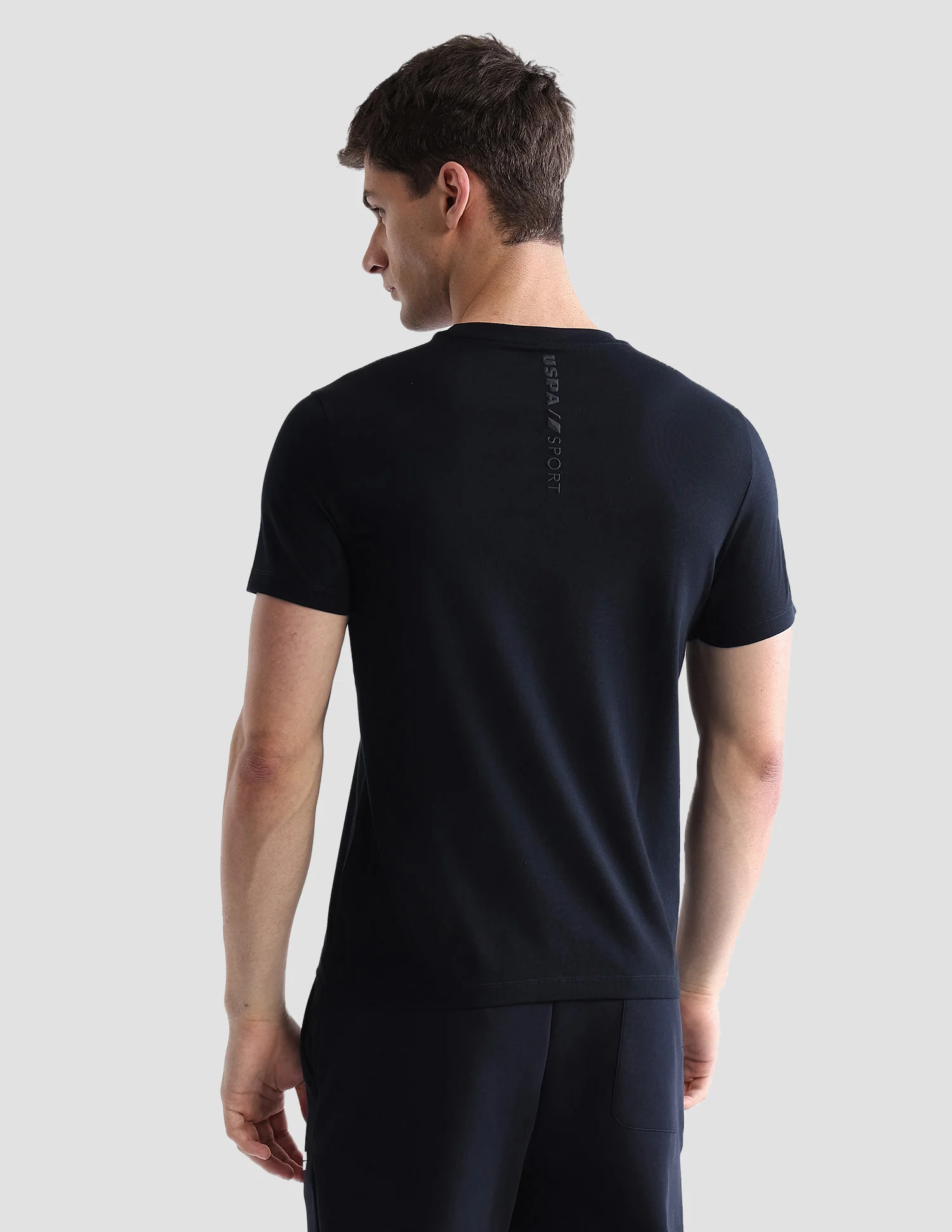Brand Embossed Regular Fit Active T-Shirt - Image 5