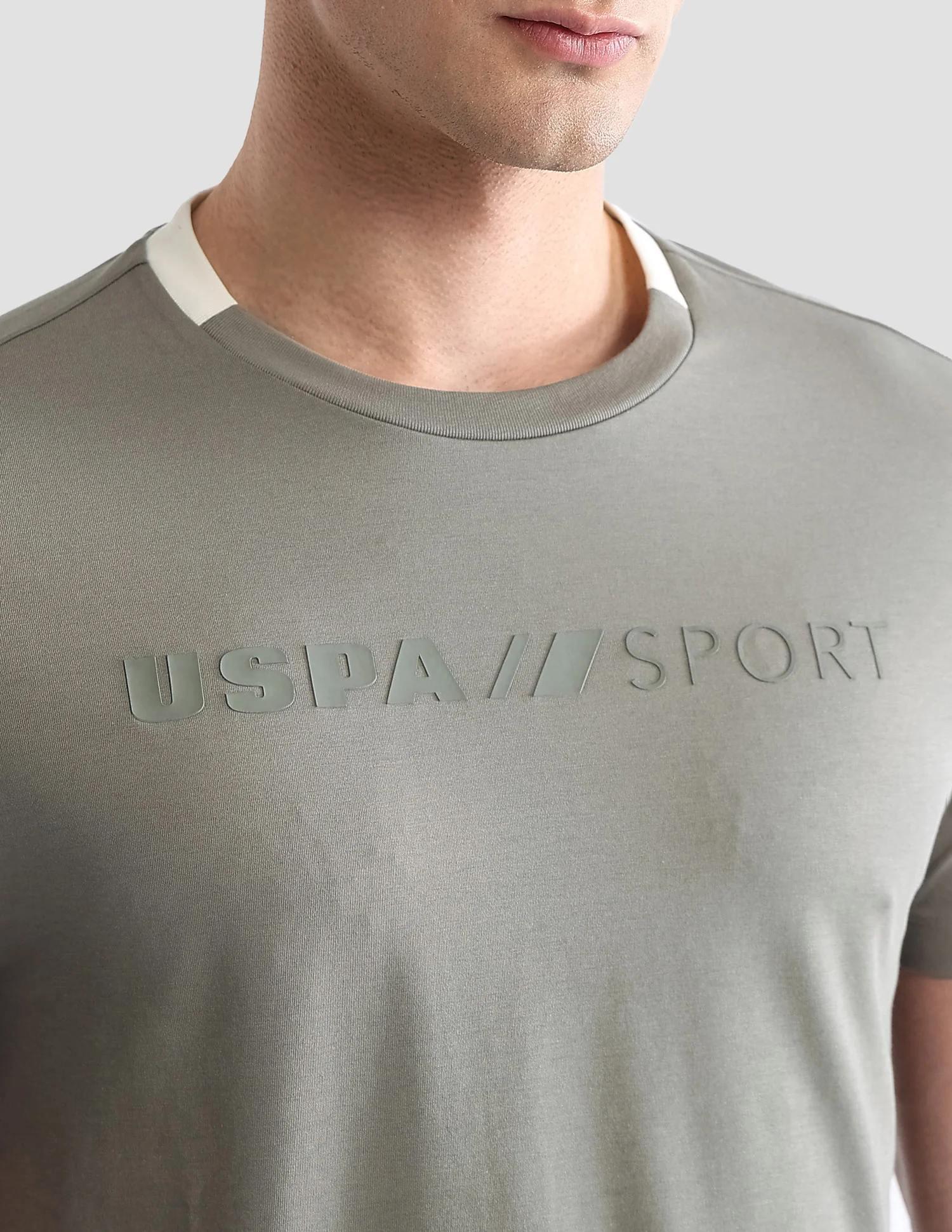 Brand Embossed Regular Fit Active T-Shirt - Image 7