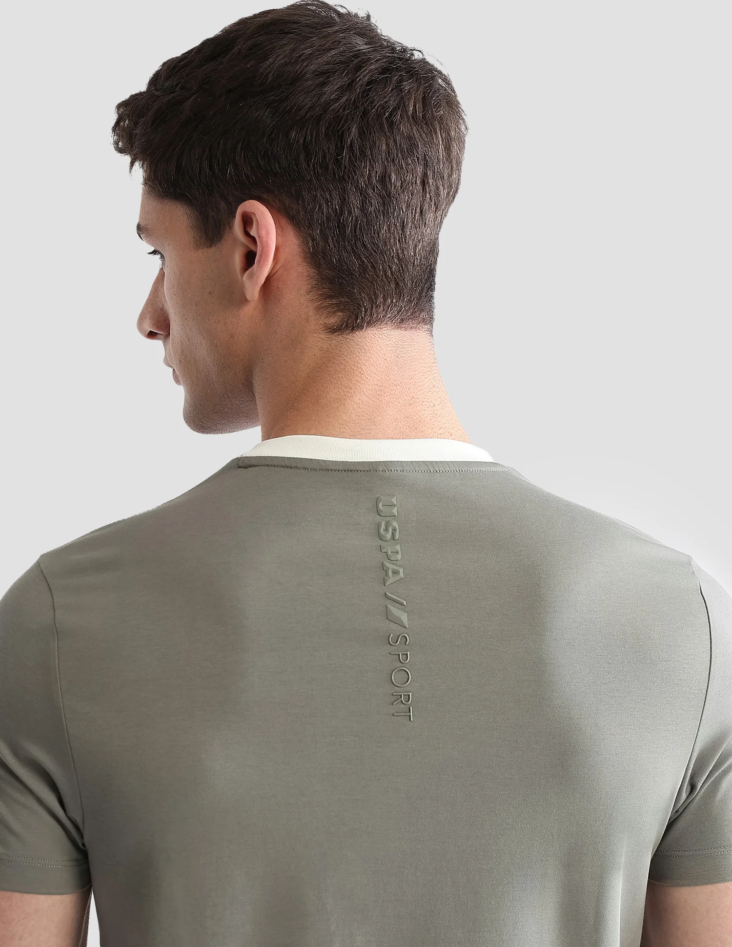 Brand Embossed Regular Fit Active T-Shirt - Image 8