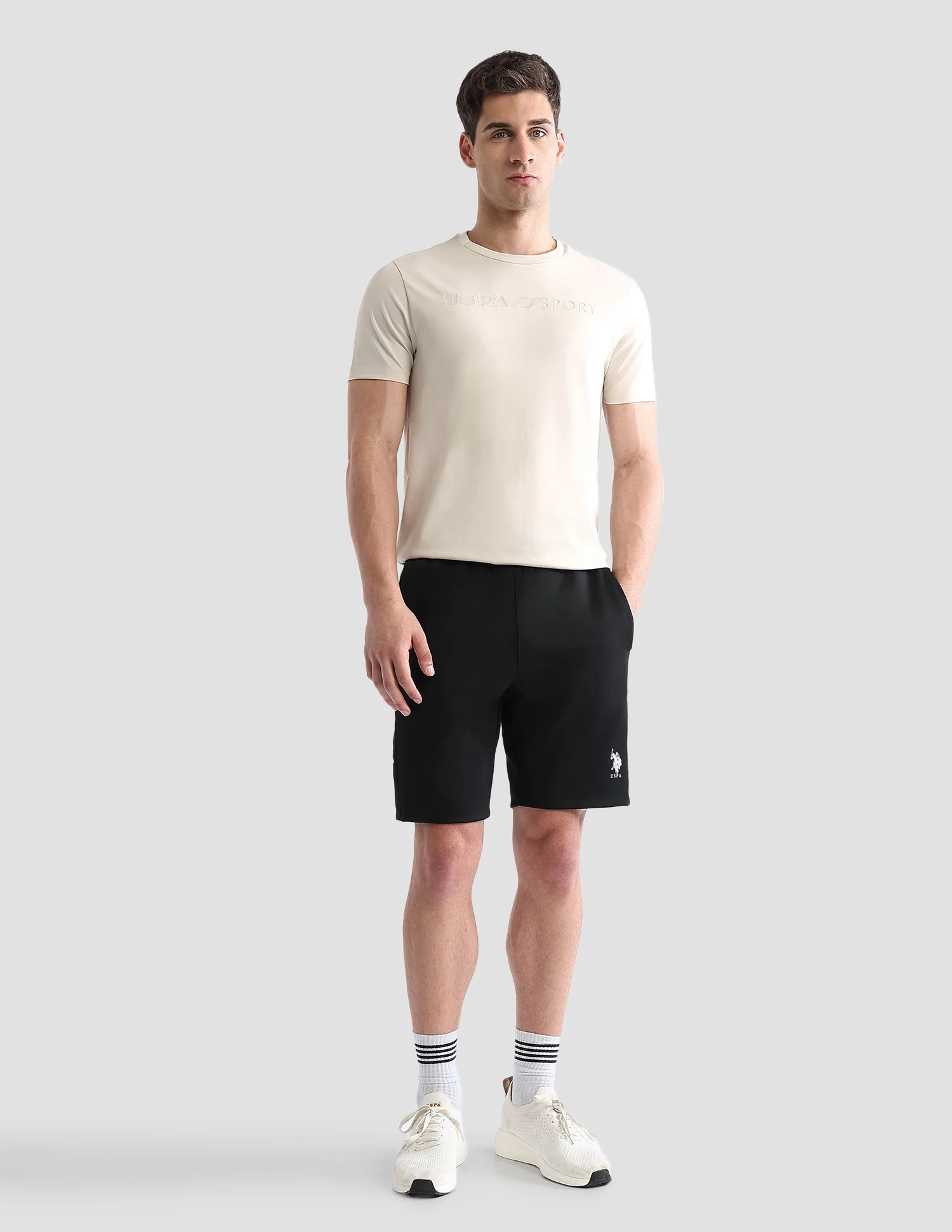 Brand Embossed Regular Fit Active T-Shirt - Image 3