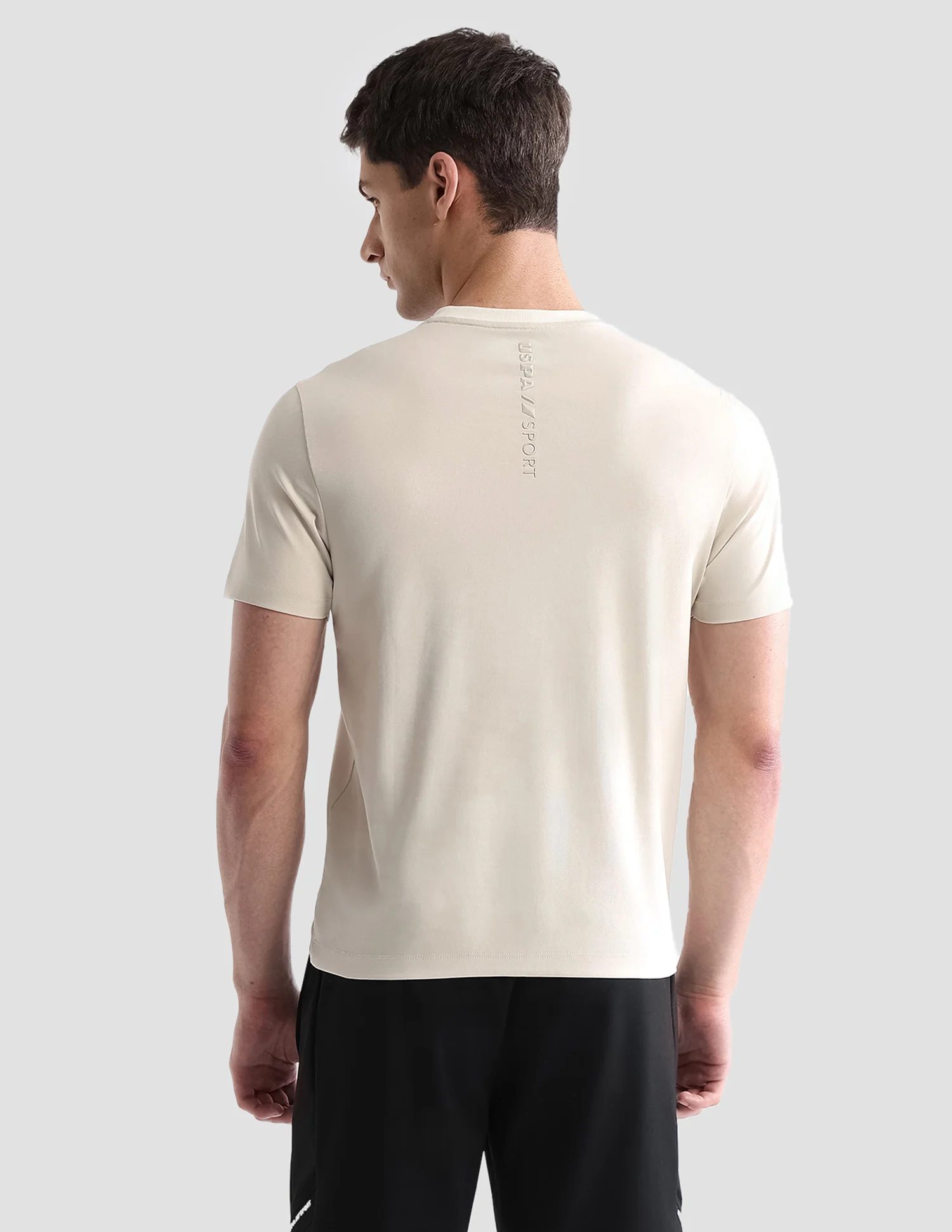 Brand Embossed Regular Fit Active T-Shirt - Image 5