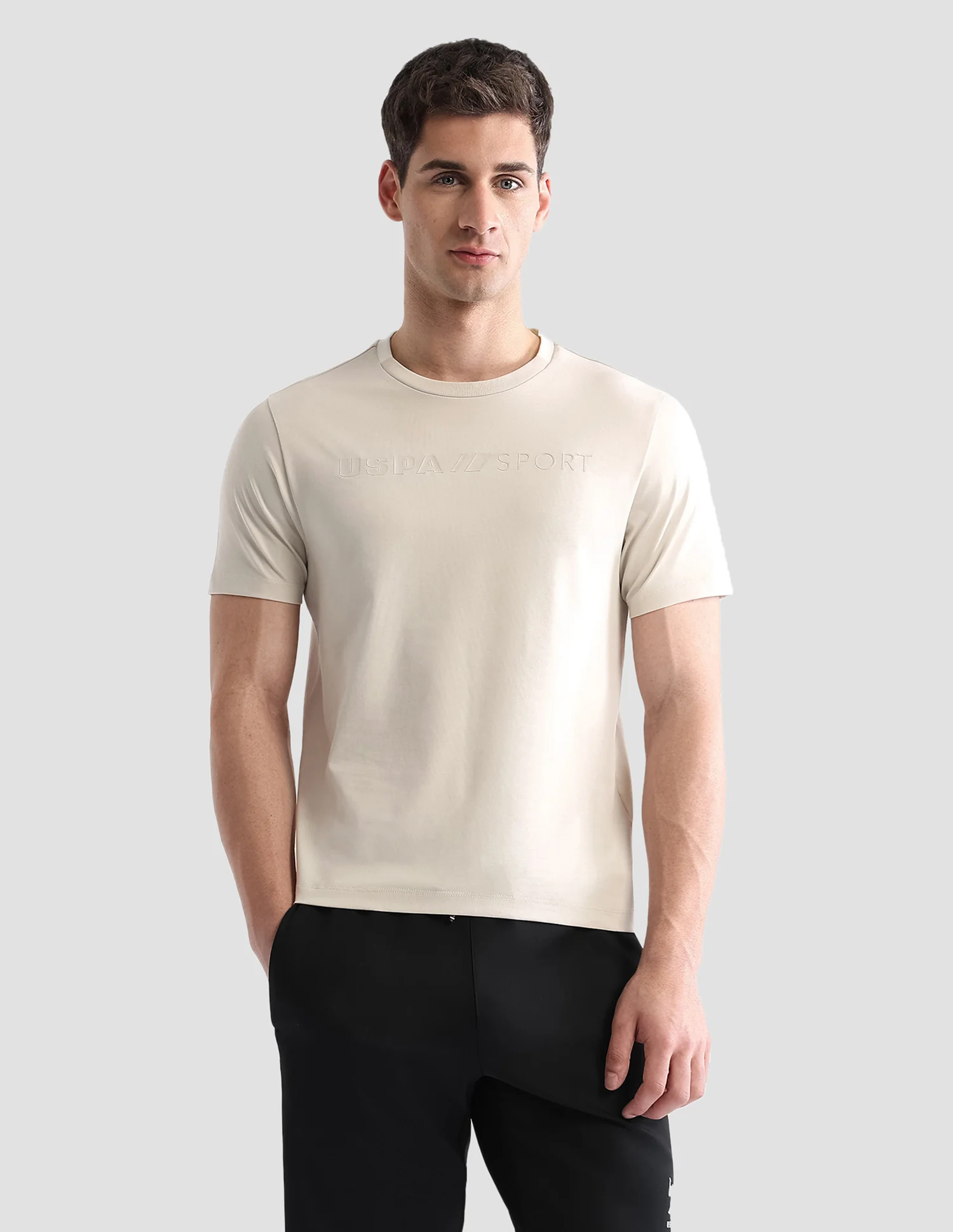 Brand Embossed Regular Fit Active T-Shirt - Image 6