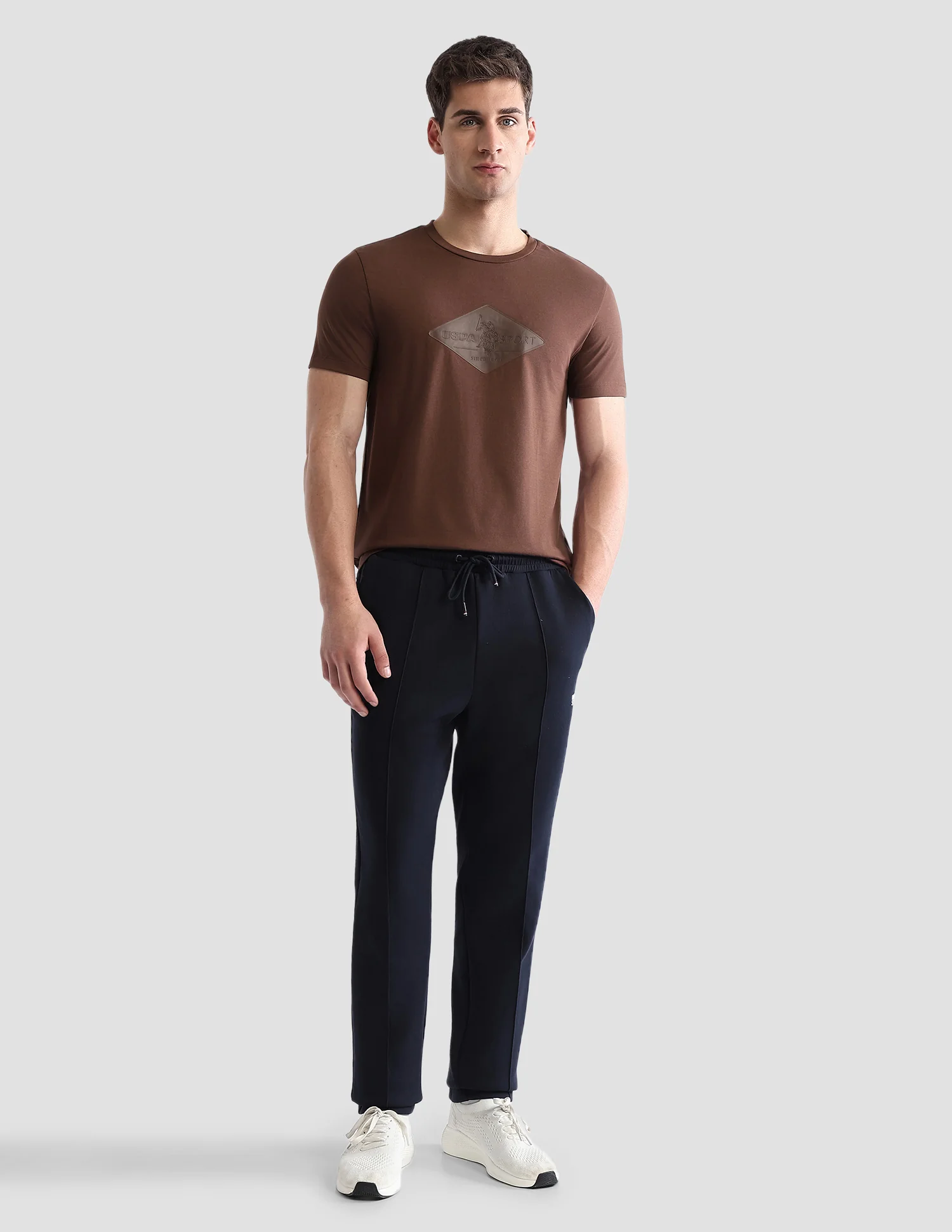 Brand Embossed Regular Fit Active T-Shirt - Image 3