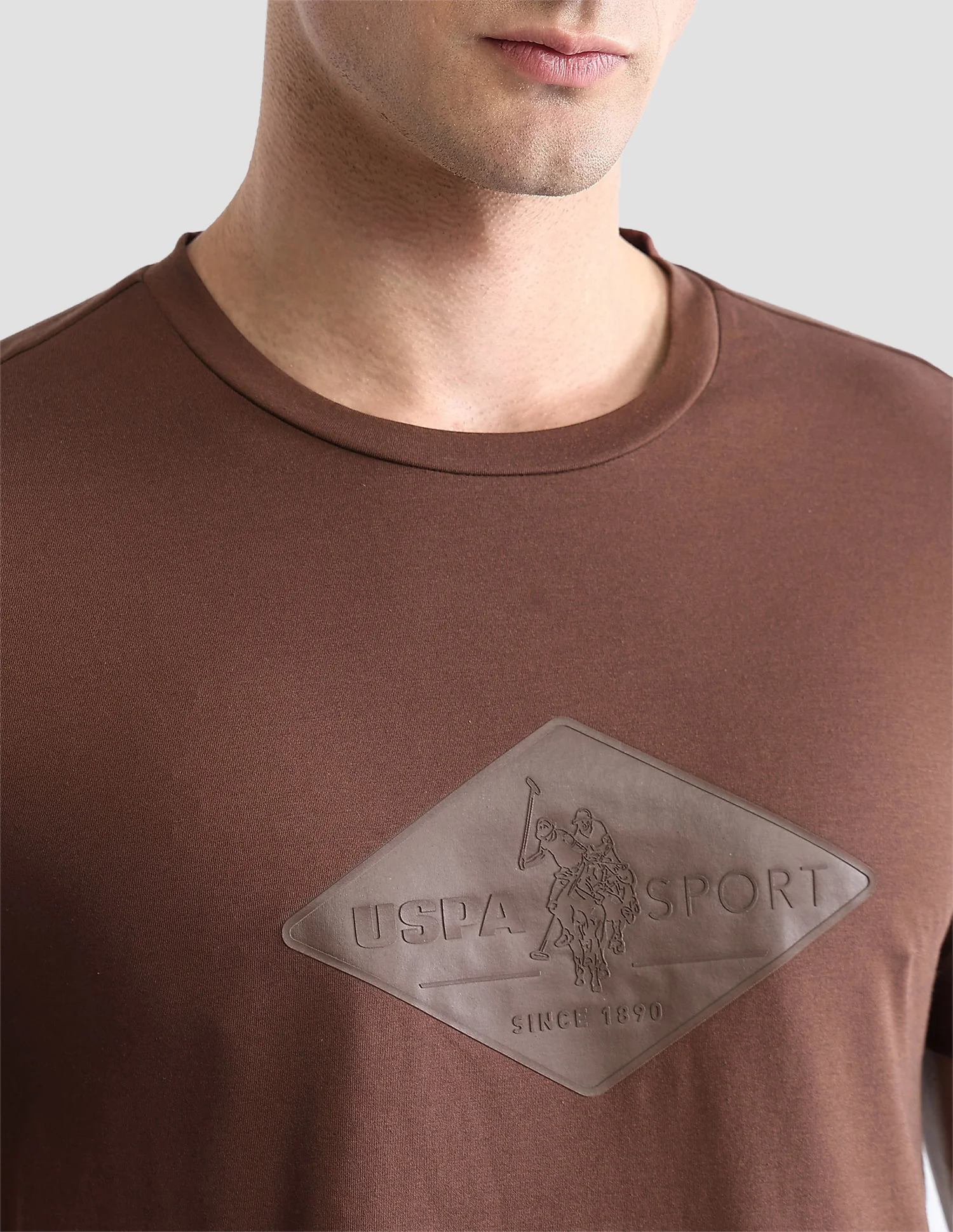 Brand Embossed Regular Fit Active T-Shirt - Image 7