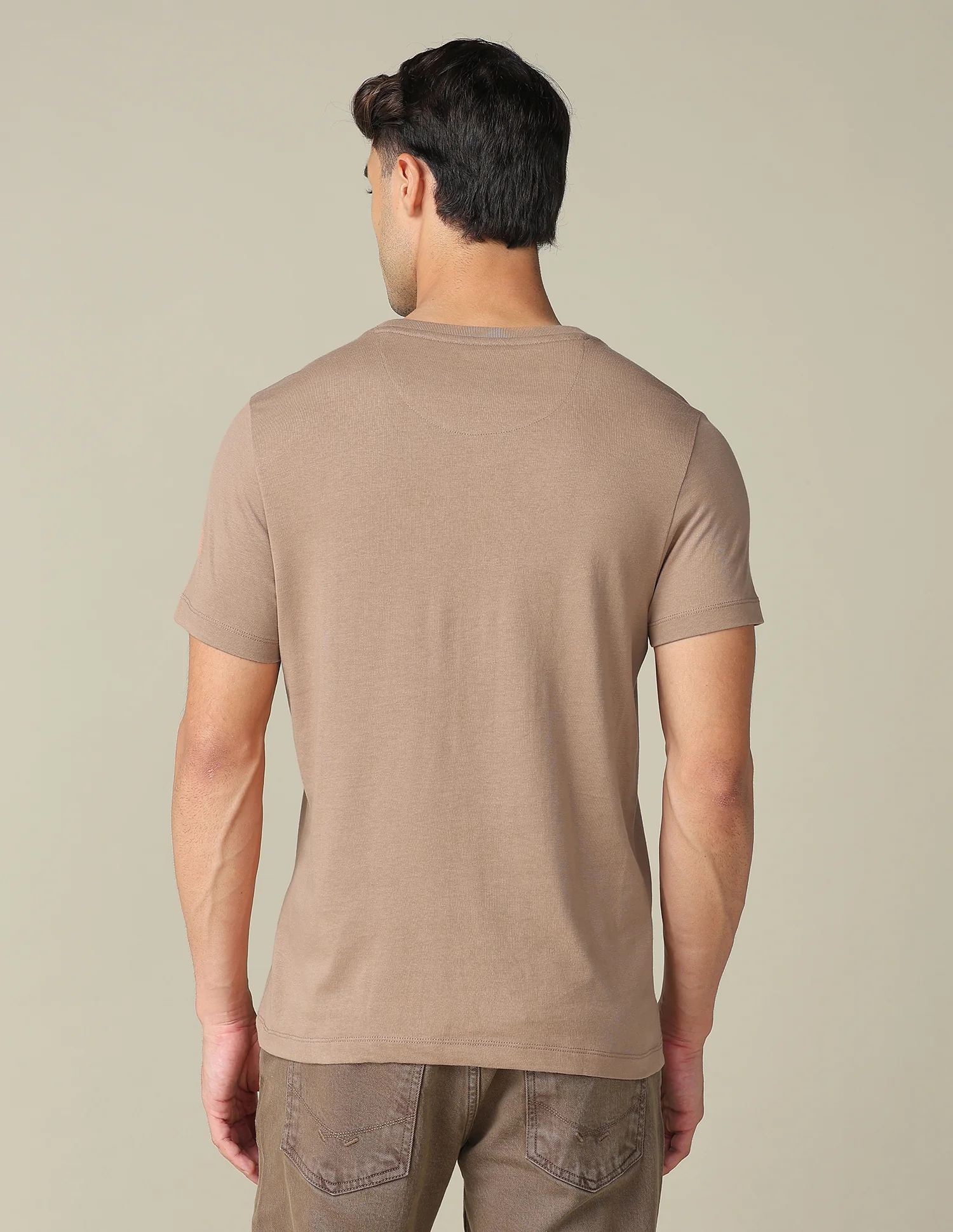 Brand Embossed Regular Fit T-Shirt - Image 5