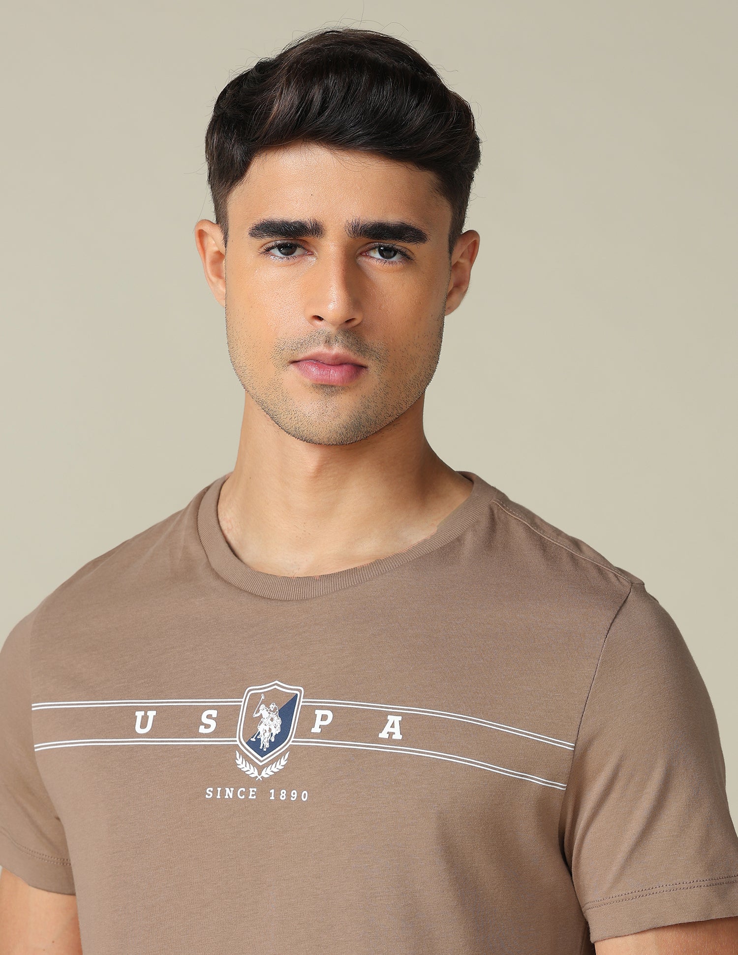 Brand Embossed Regular Fit T-Shirt - Image 7