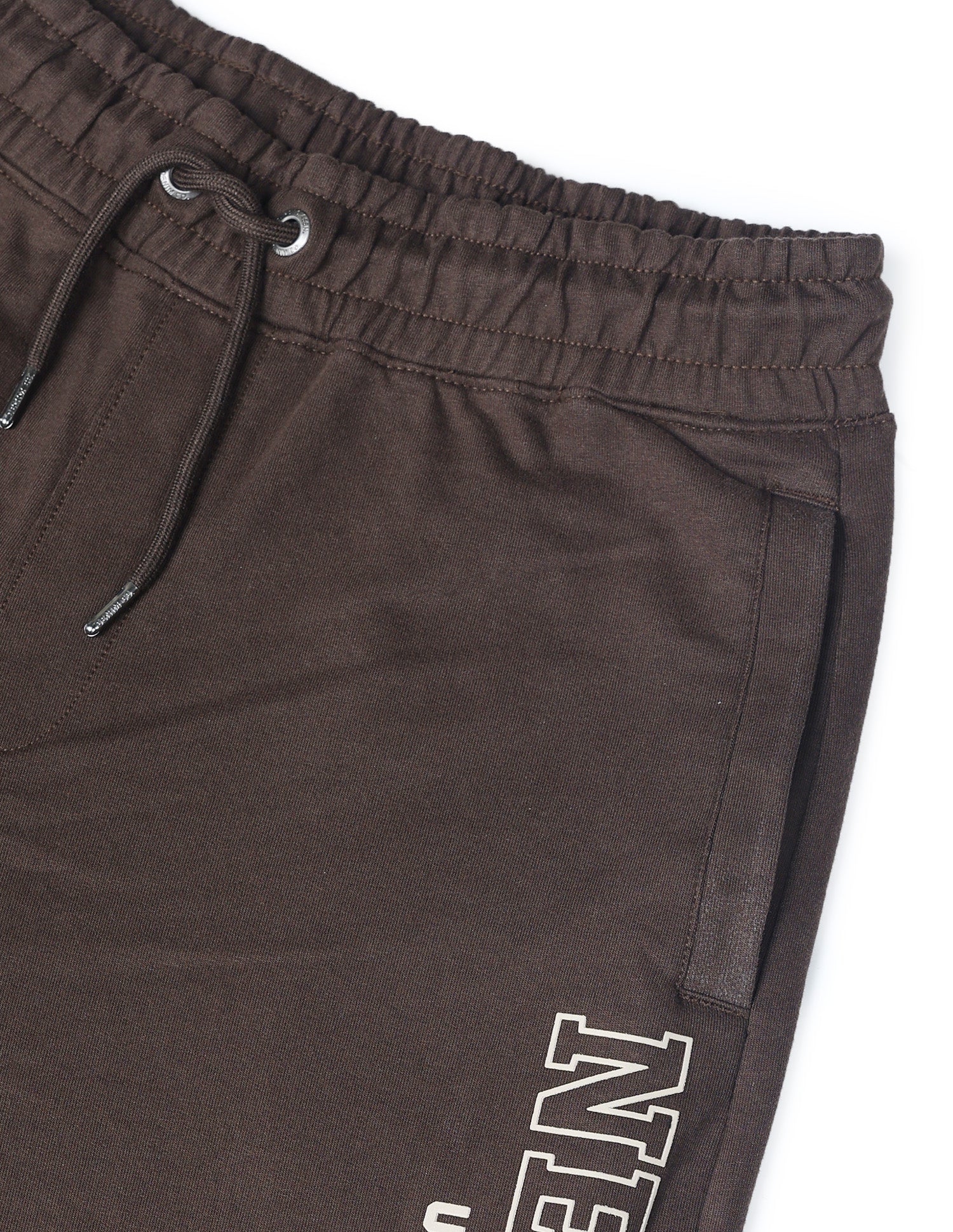 Brand Embossed Regular Fit Track Pants - Image 8