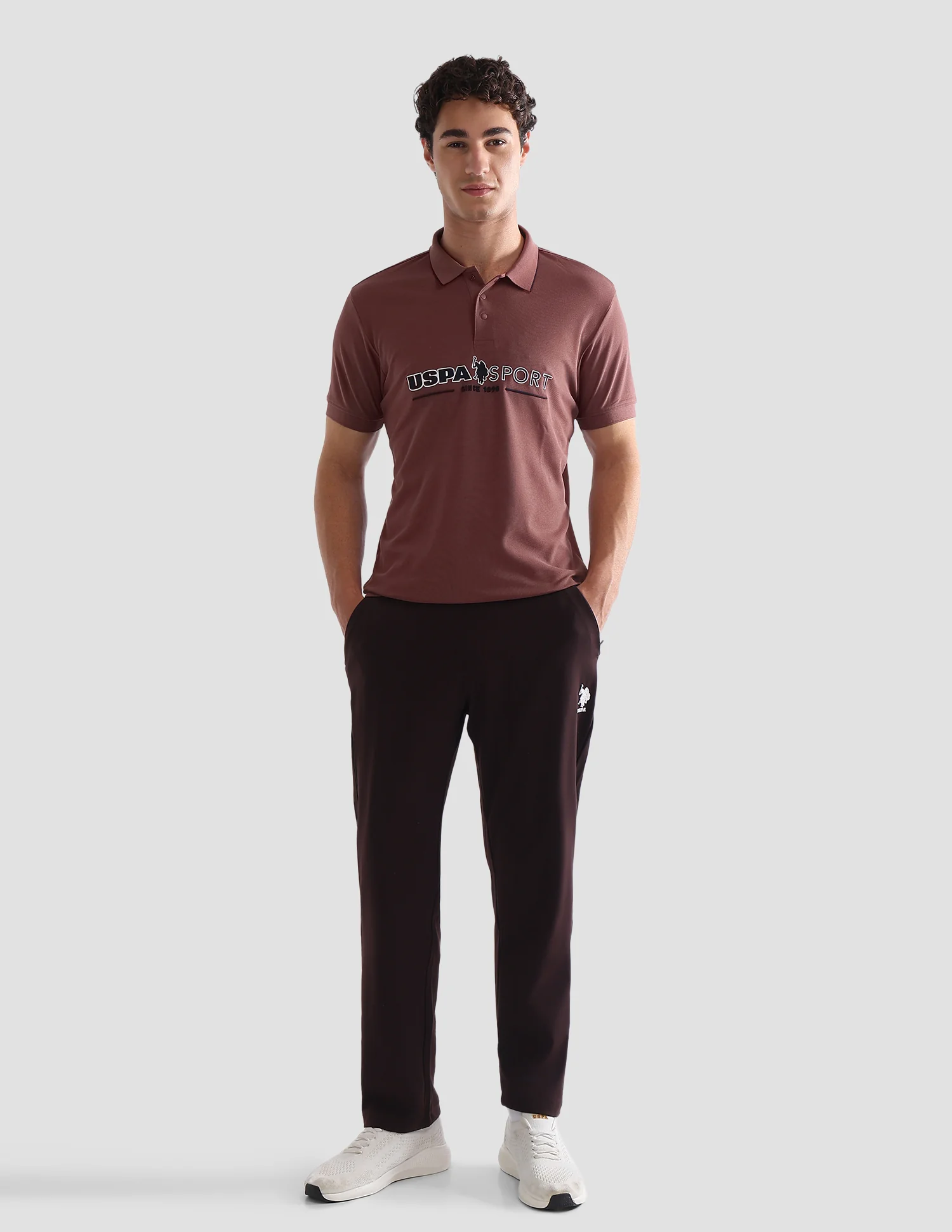 Brand Embossed Slim Fit Active Polo Shirt - Image 3