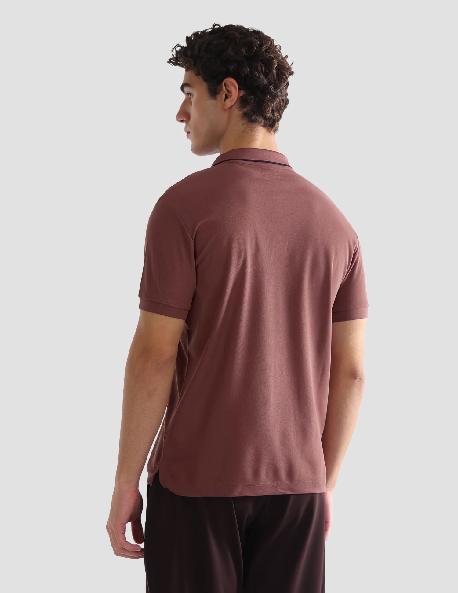 Brand Embossed Slim Fit Active Polo Shirt - Image 5