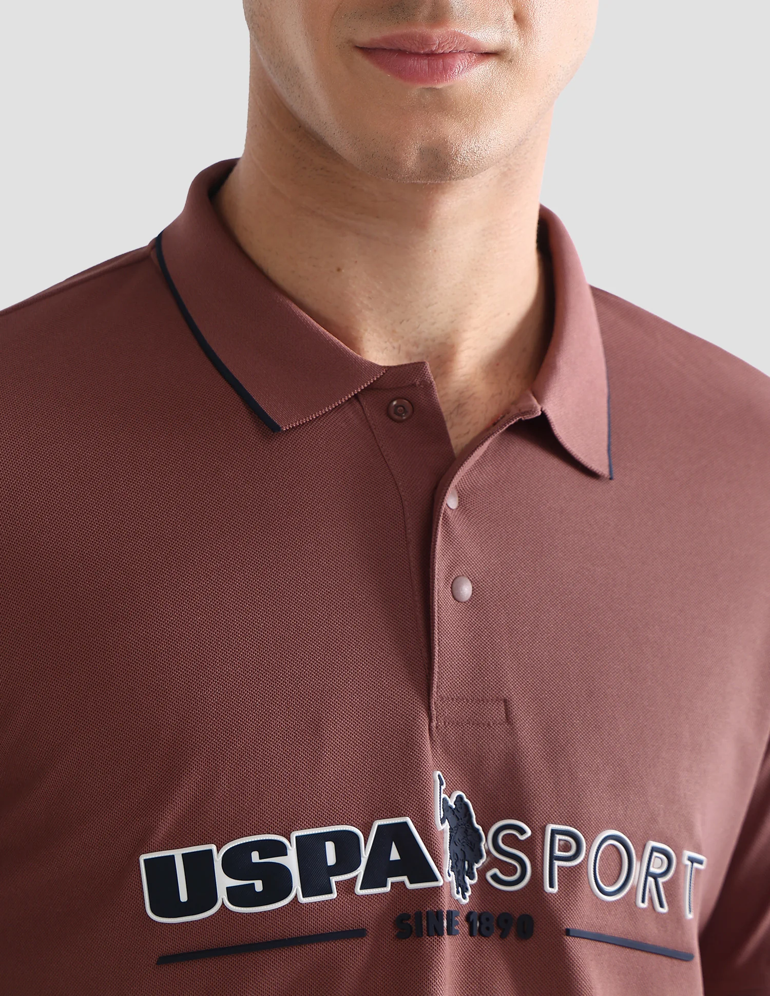 Brand Embossed Slim Fit Active Polo Shirt - Image 7