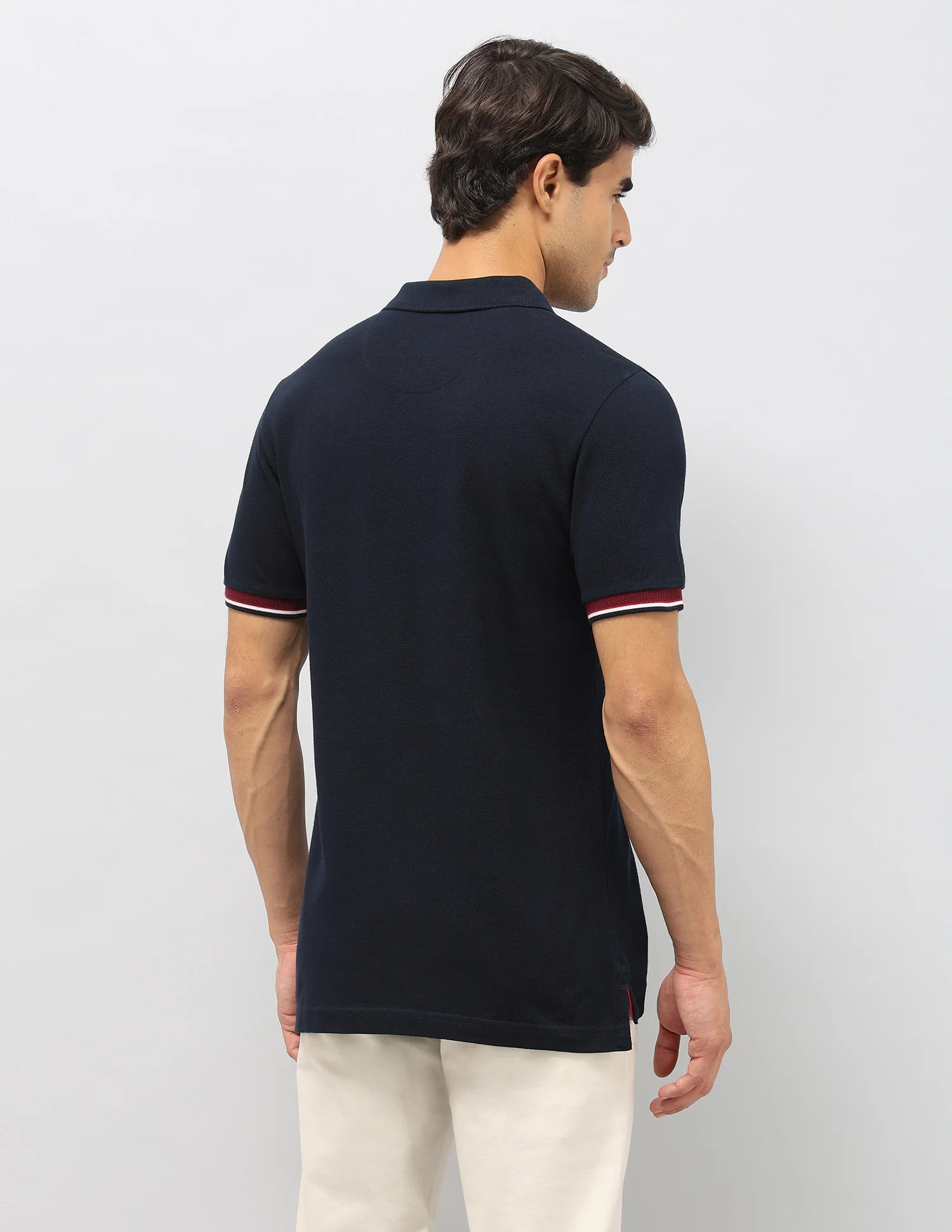 Brand Embossed Slim Fit Polo Shirt - Image 5