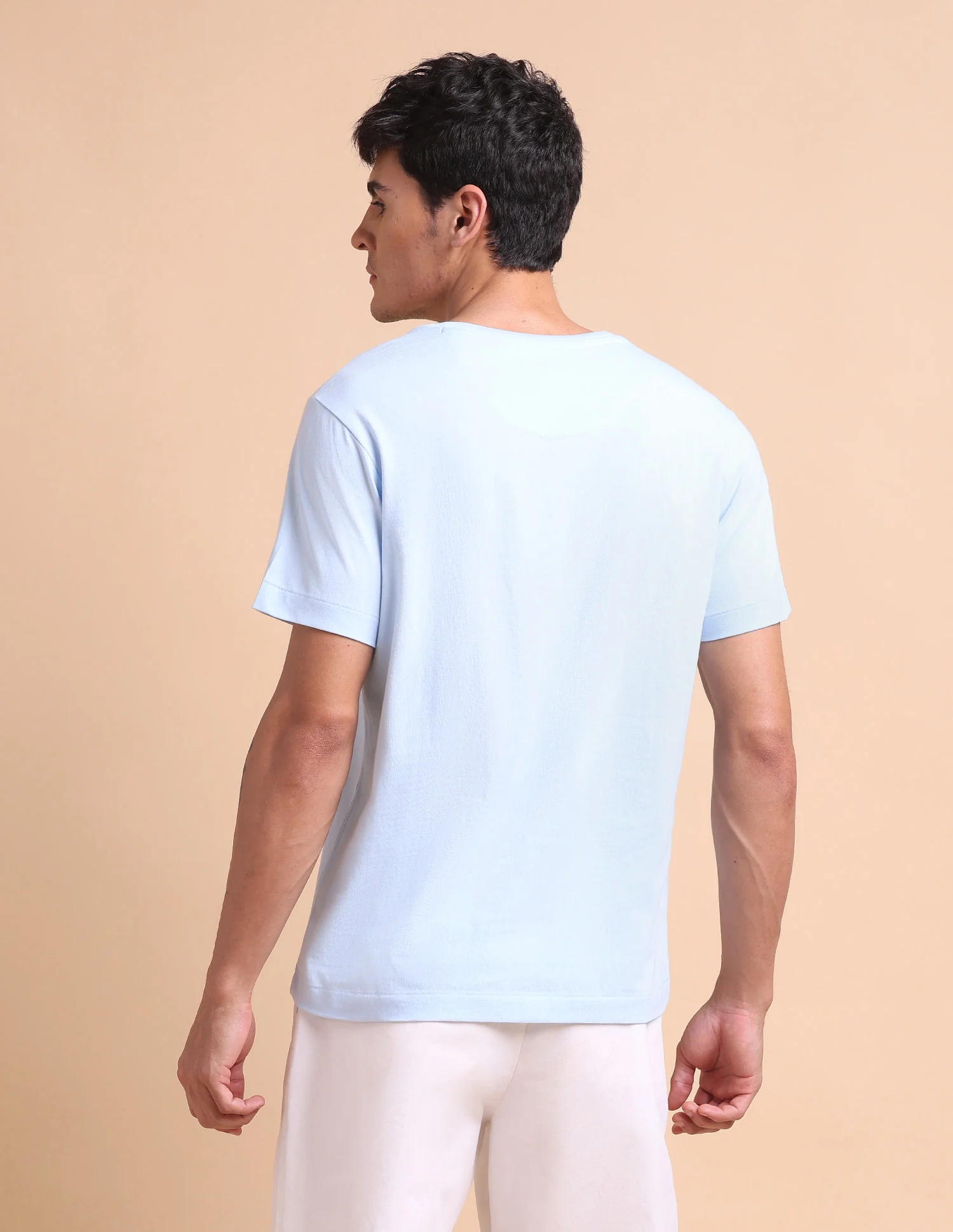 Brand Embossed Slim Fit T-Shirt - Image 5