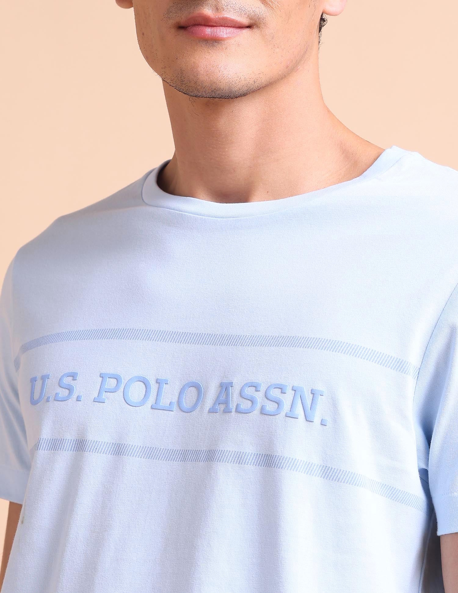 Brand Embossed Slim Fit T-Shirt - Image 7