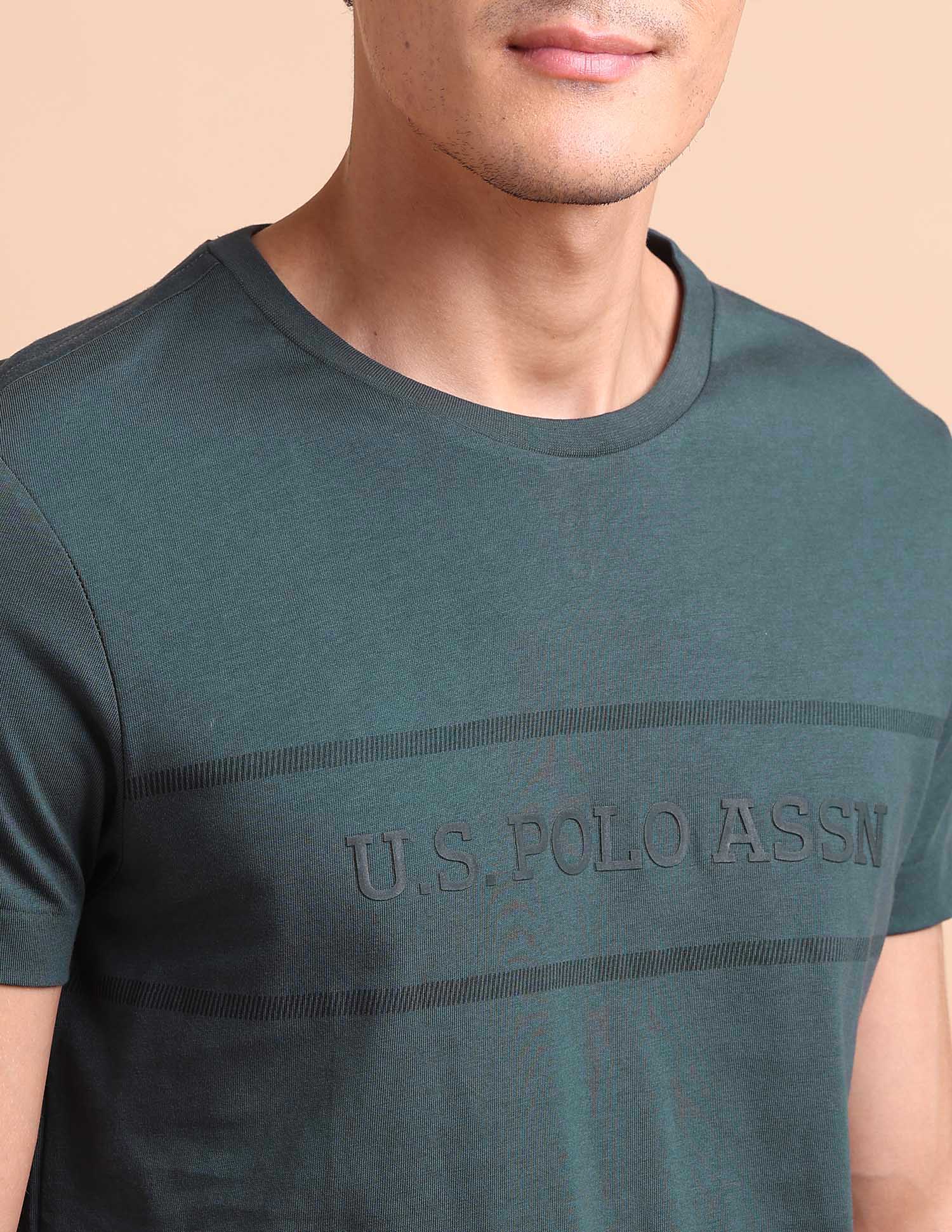 Brand Embossed Slim Fit T-Shirt - Image 7
