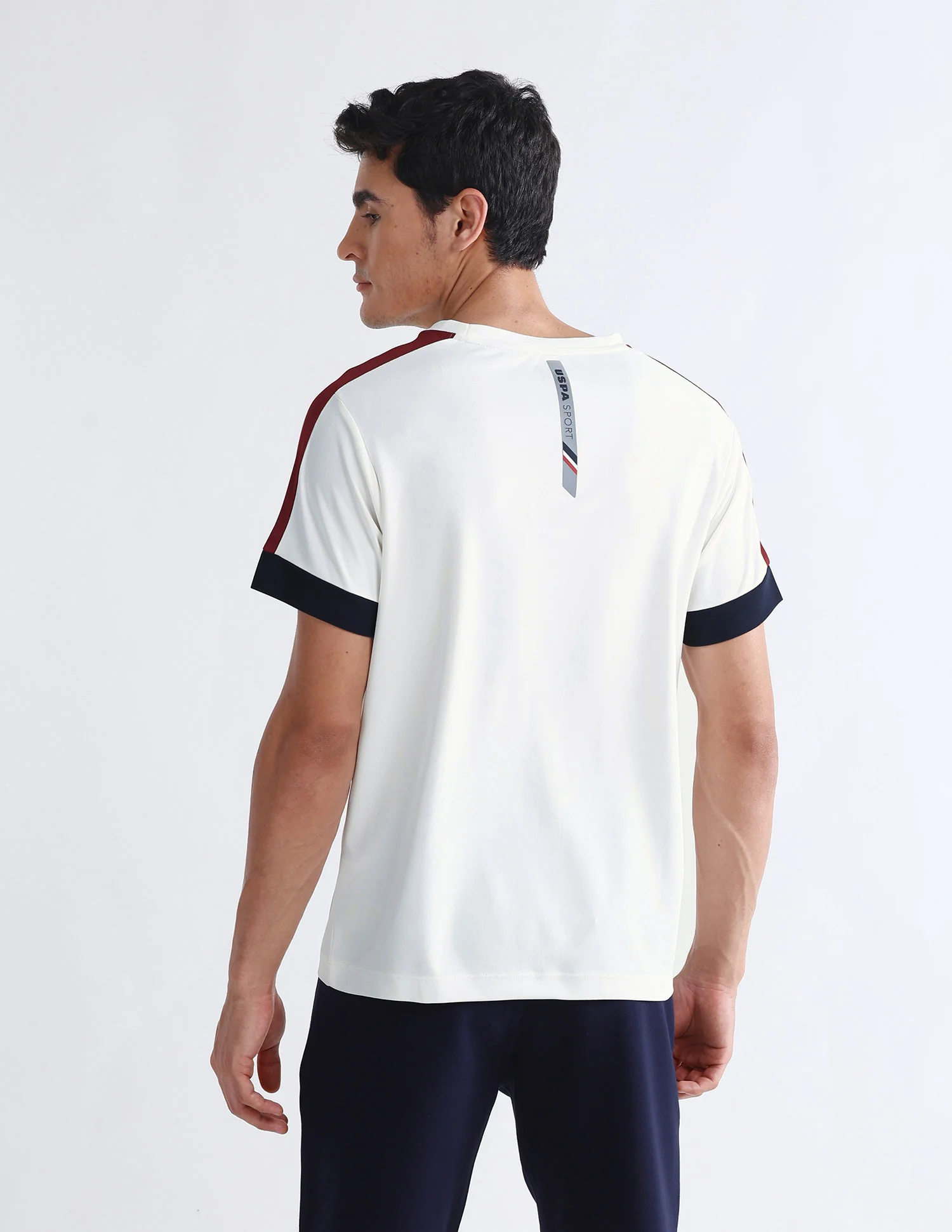Brand Embossed Slim Fit T-Shirt - Image 5