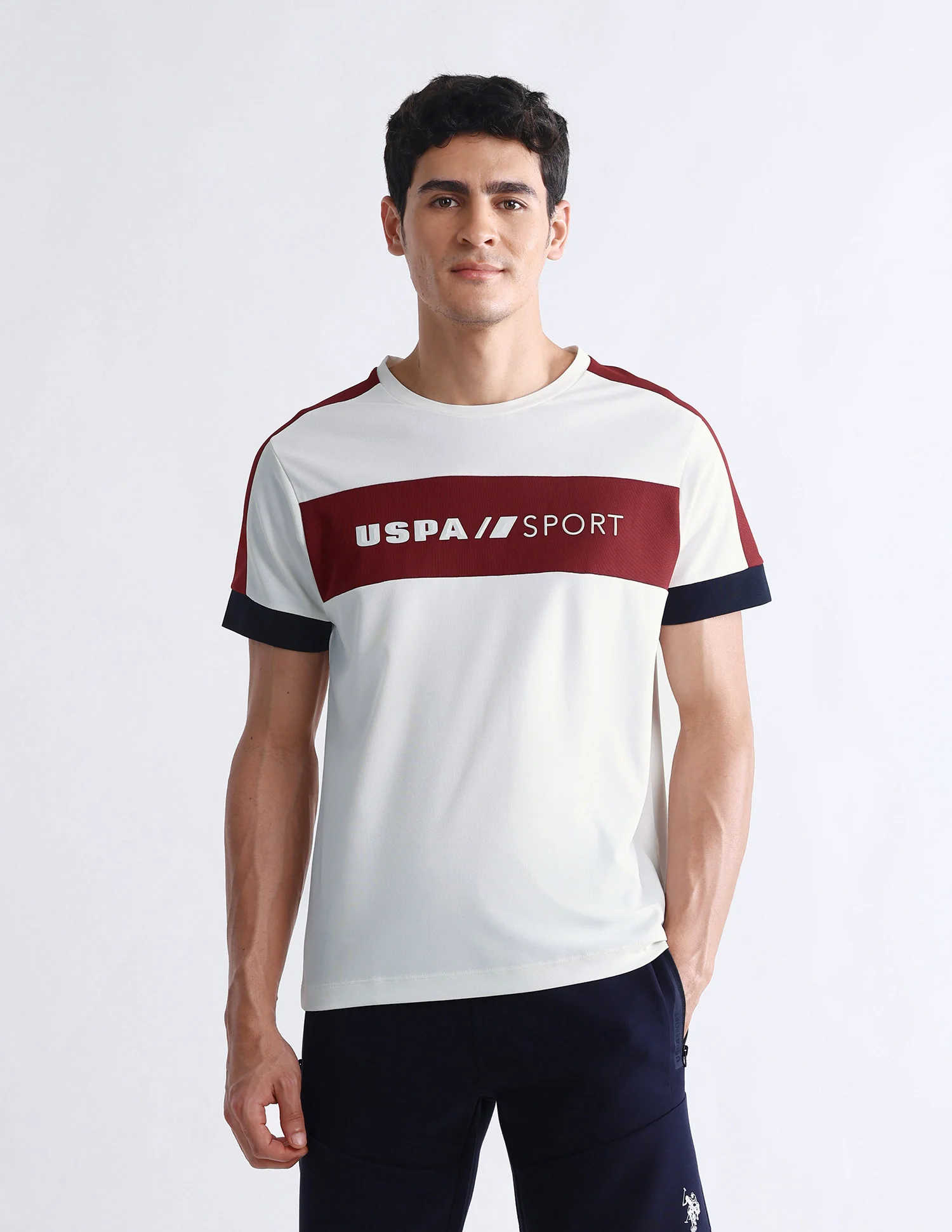 Brand Embossed Slim Fit T-Shirt - Image 6