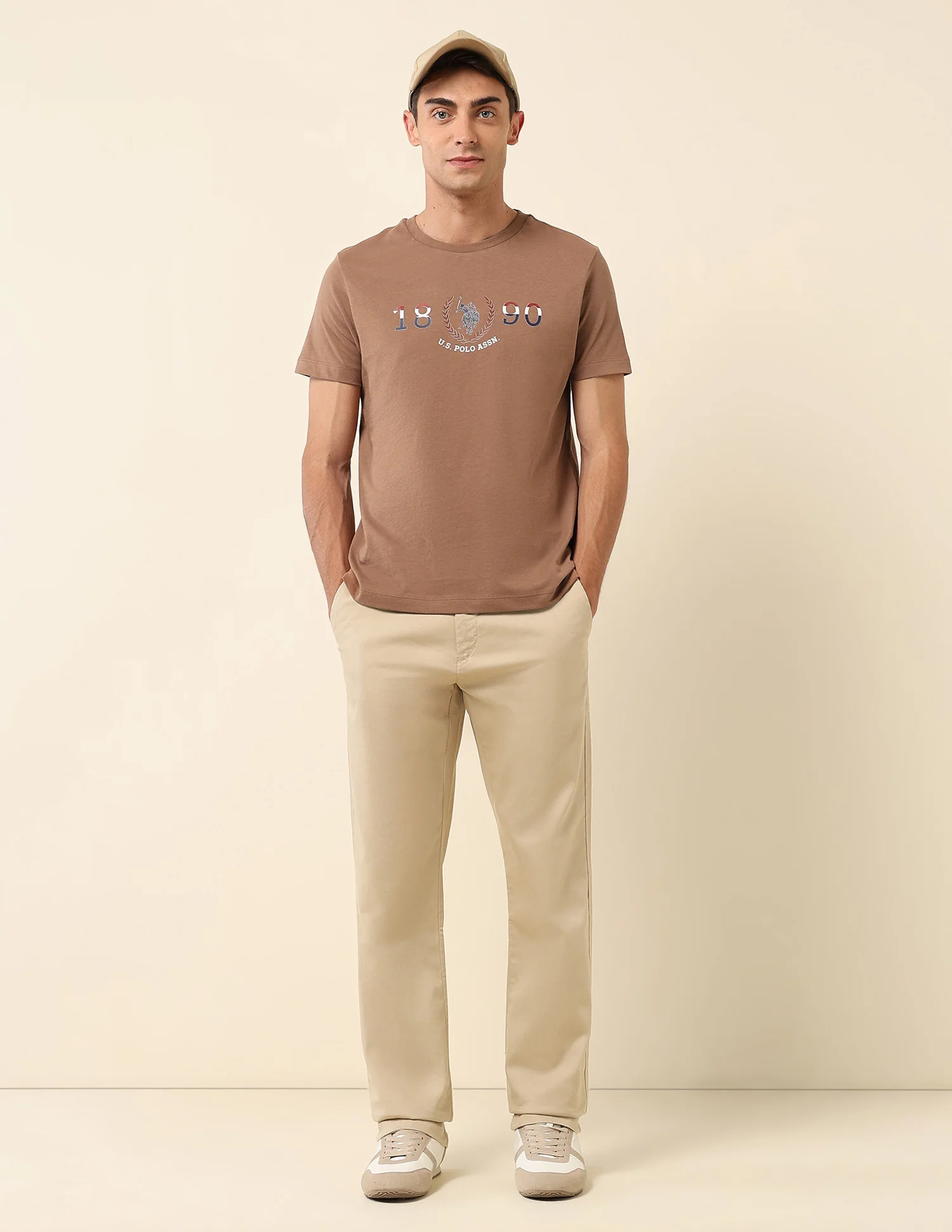 Brand Embossed Slim Fit T- Shirt - Image 3