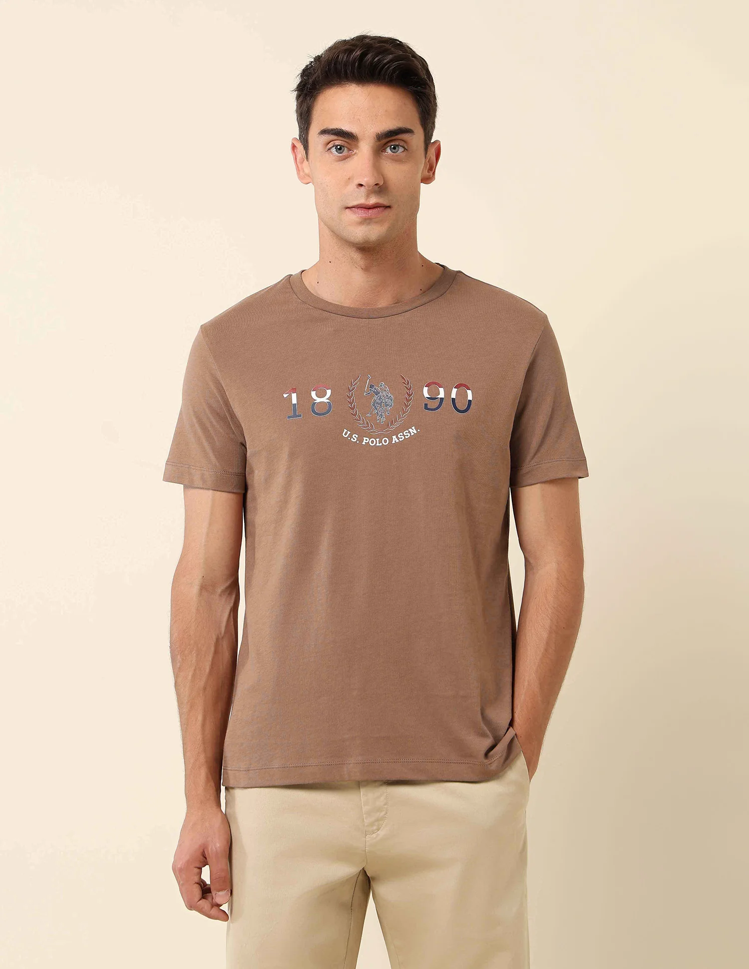 Brand Embossed Slim Fit T- Shirt - Image 6