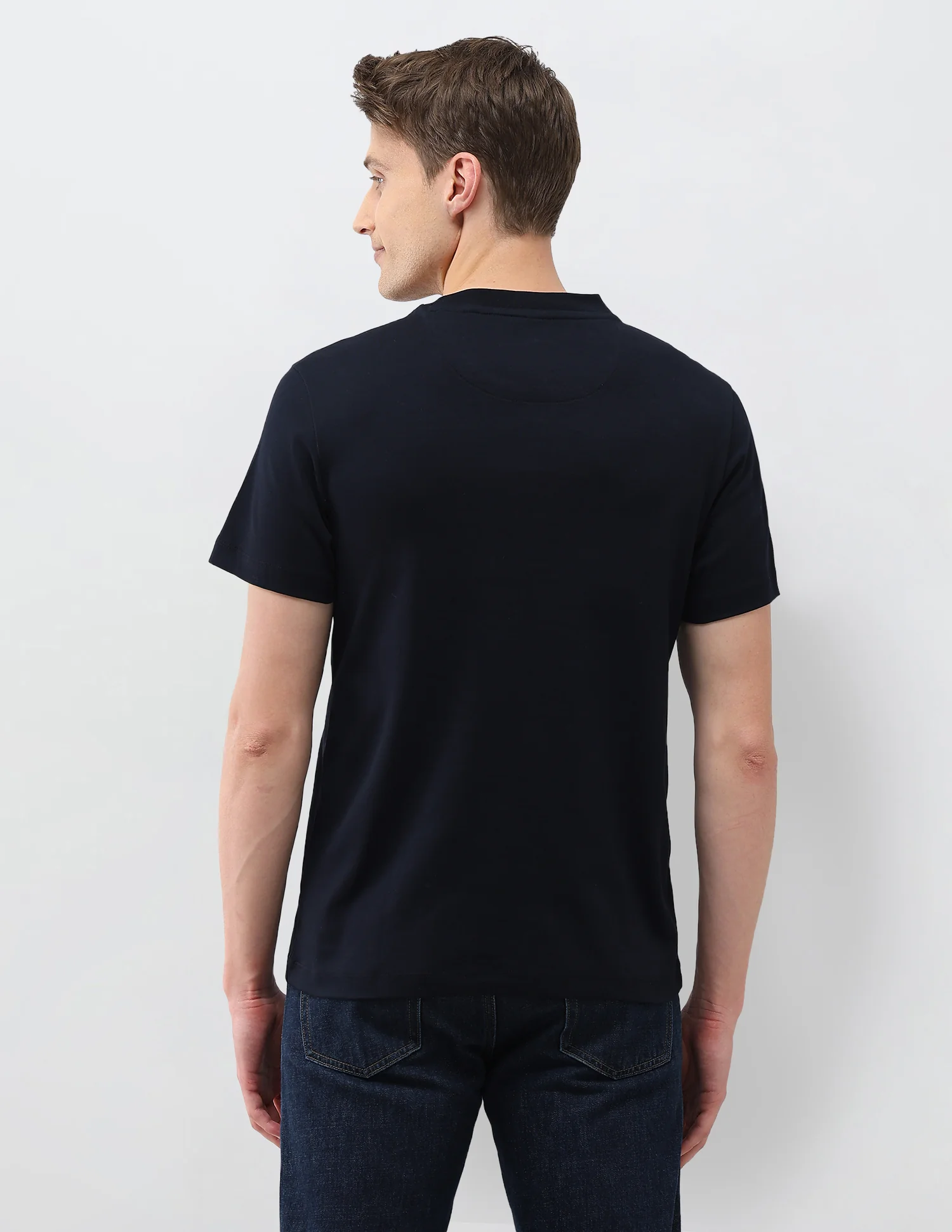 Brand Embossed Slim Fit T-Shirt - Image 5