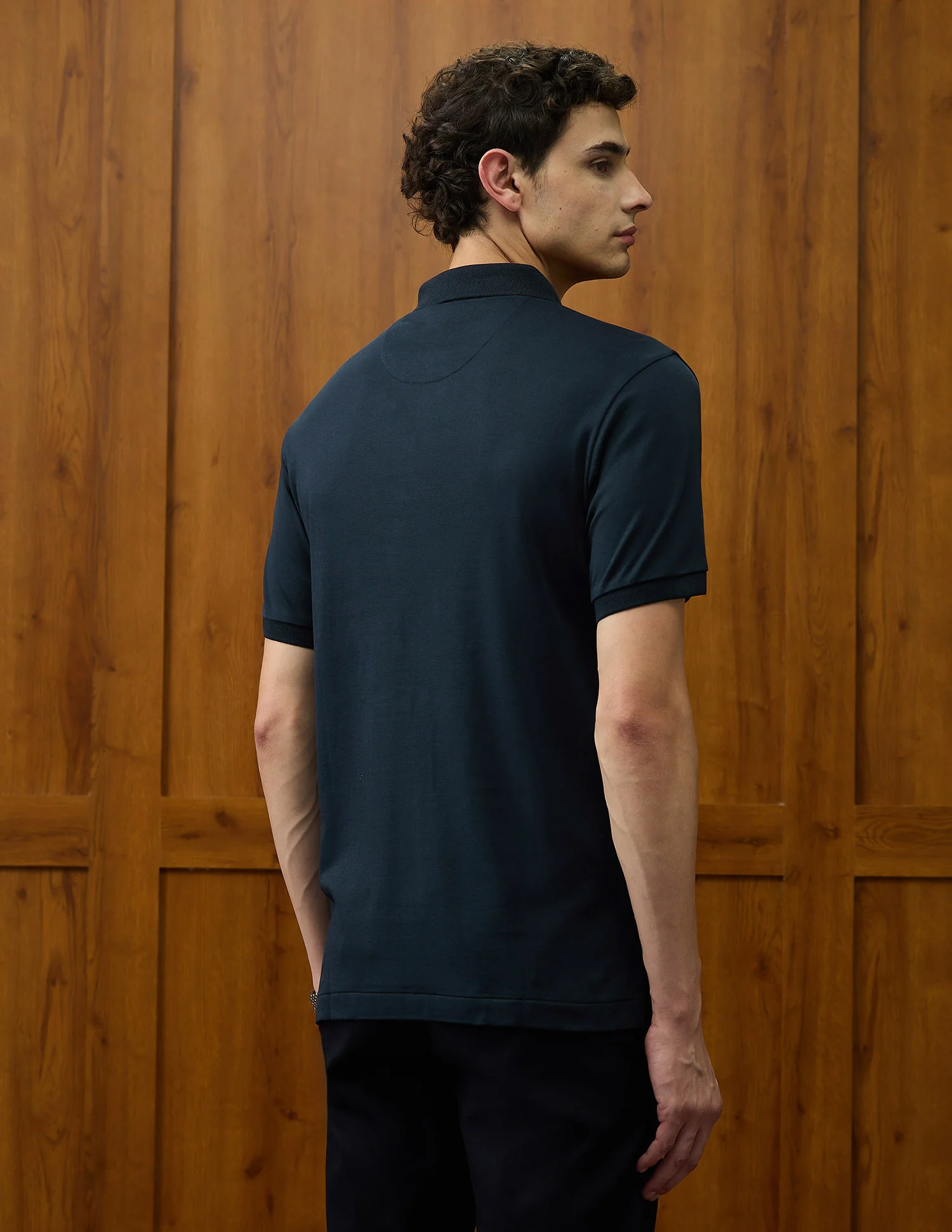 Brand Embossed Varsity Theatre Polo Shirt - Image 5