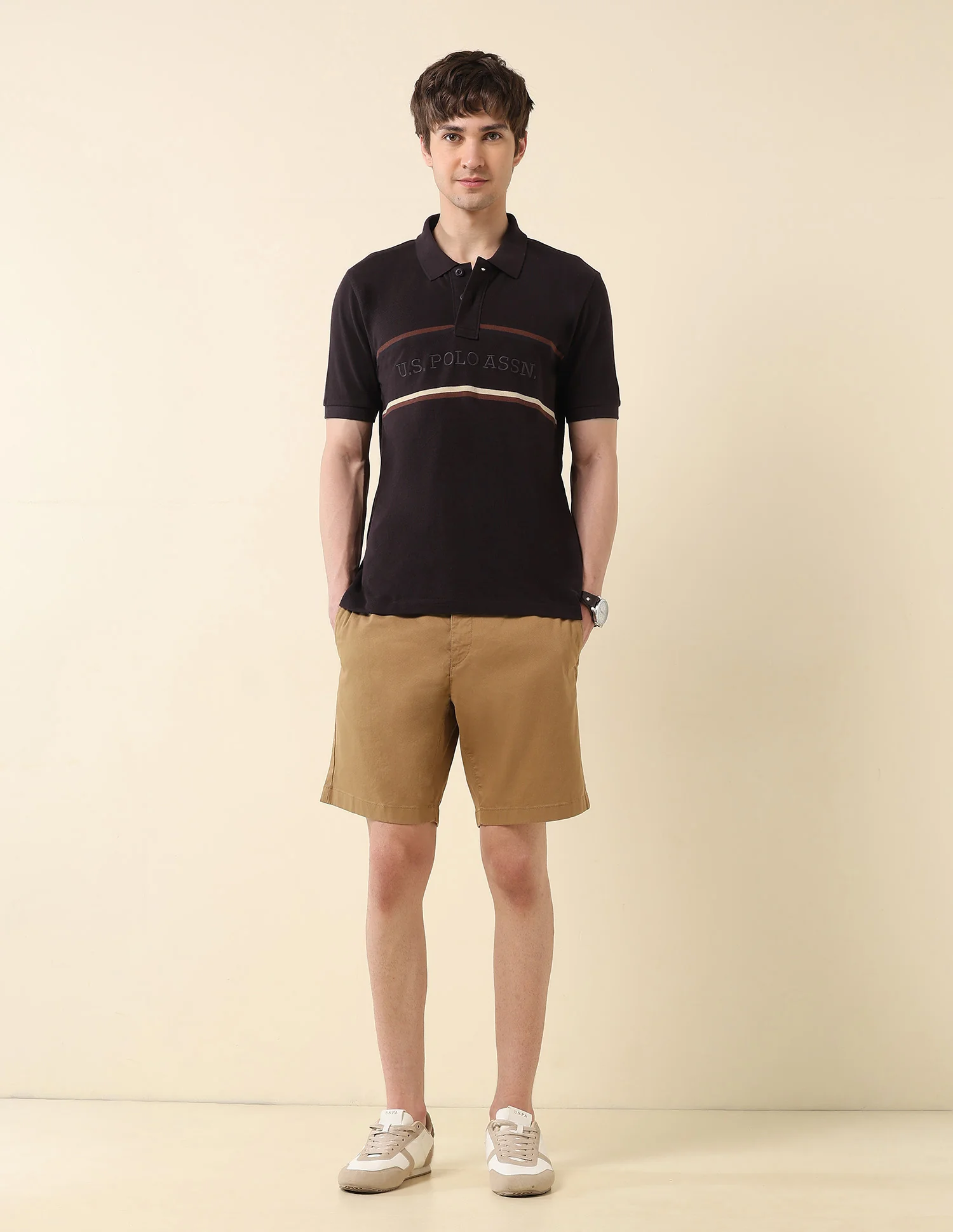 Brand Embroidered Classic Polo Shirt - Image 3