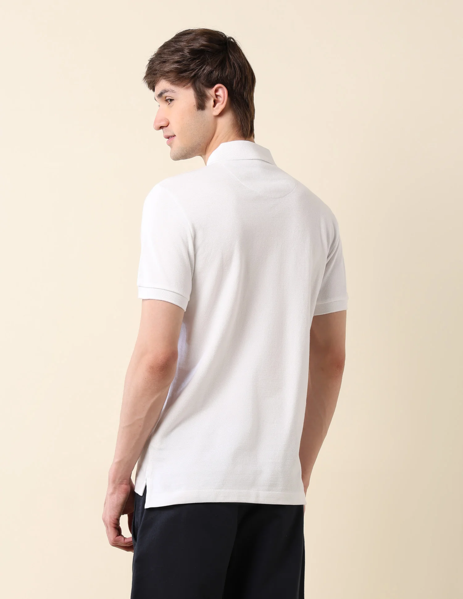 Brand Embroidered Classic Polo Shirt - Image 5