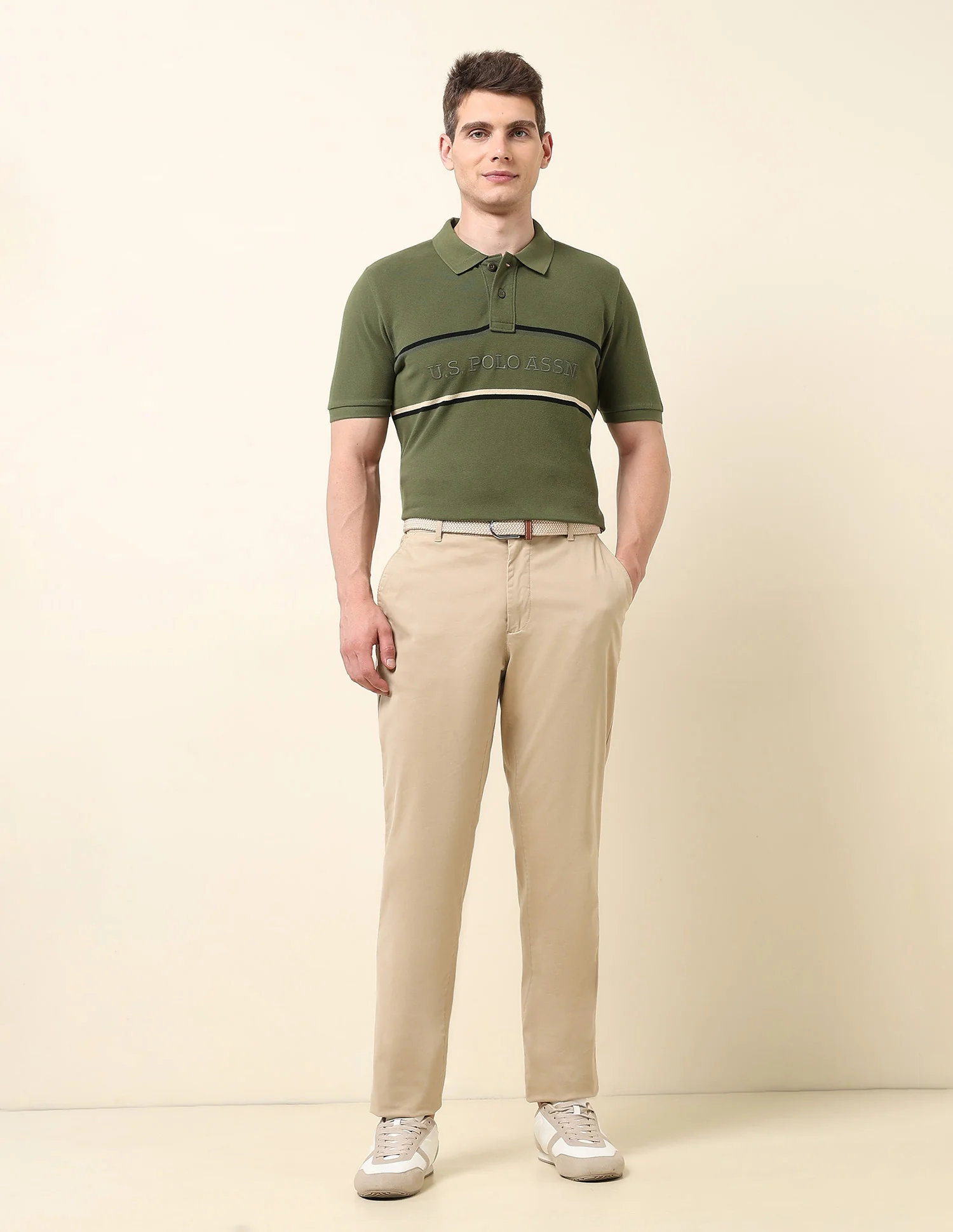 Brand Embroidered Classic Polo Shirt - Image 3
