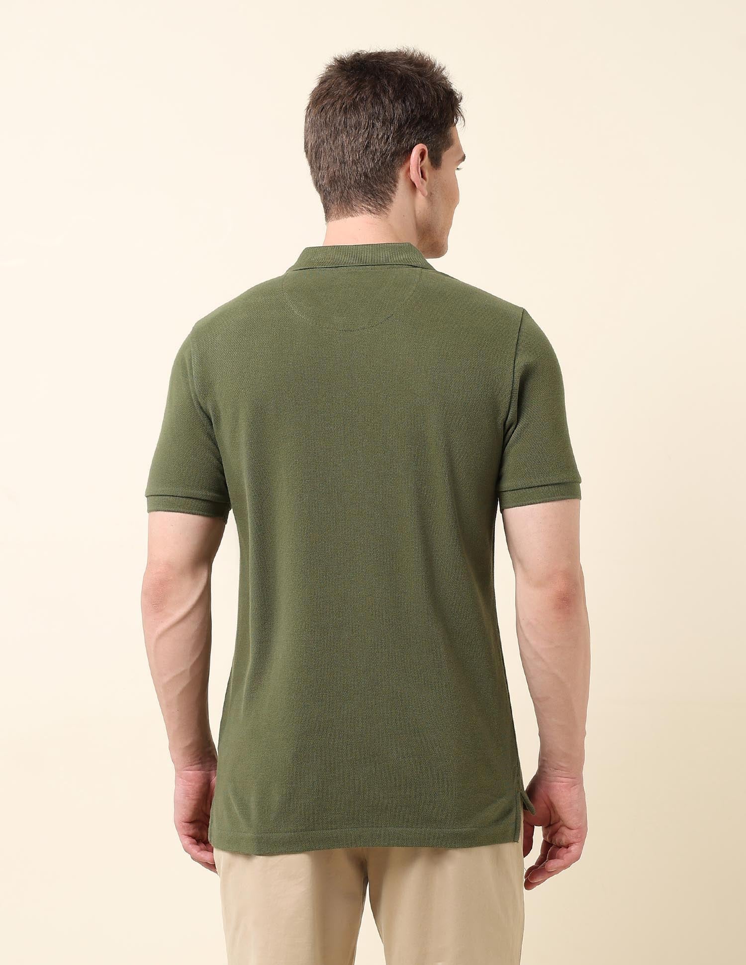 Brand Embroidered Classic Polo Shirt - Image 5