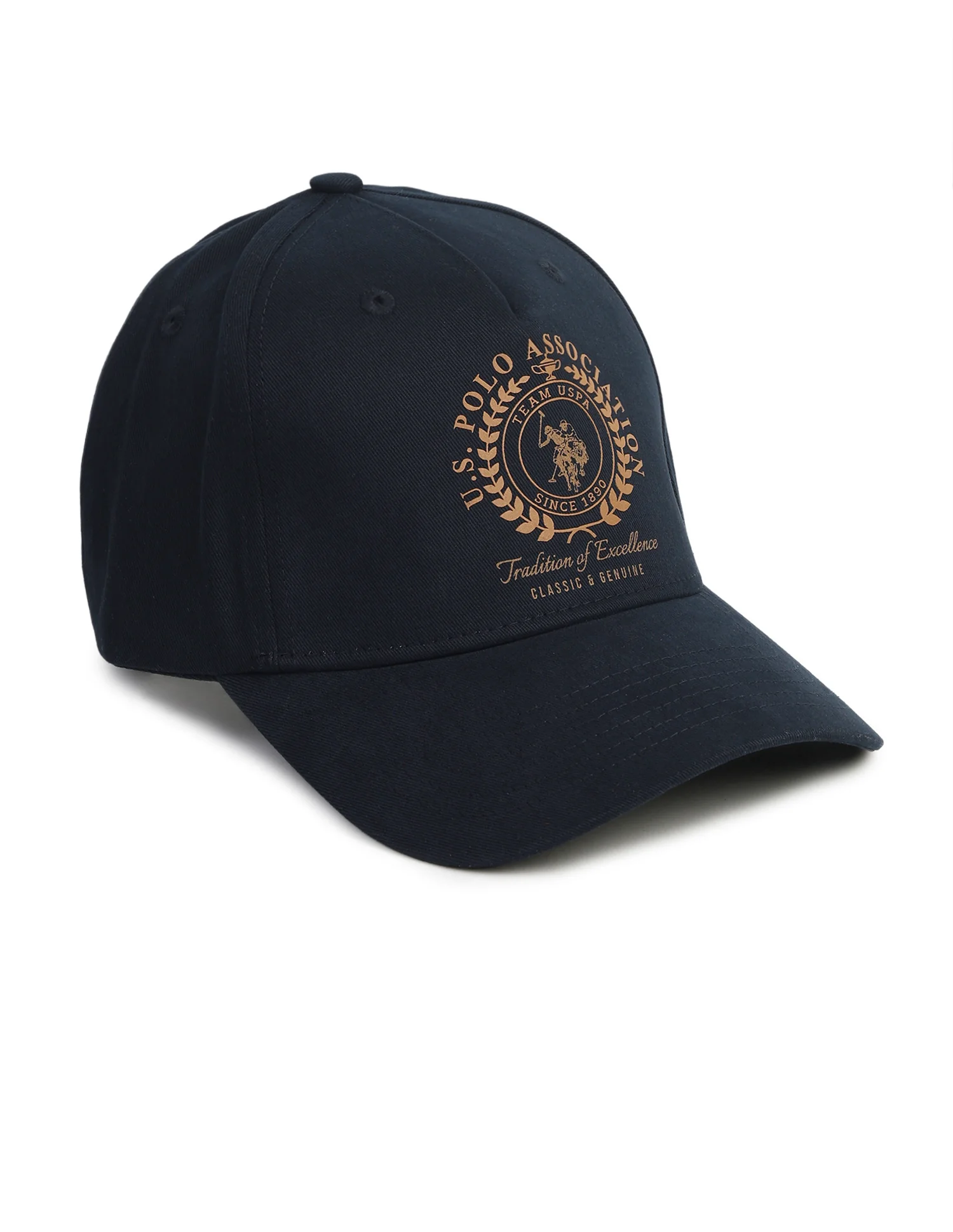 Brand Embroidered Denim Cap - Image 2