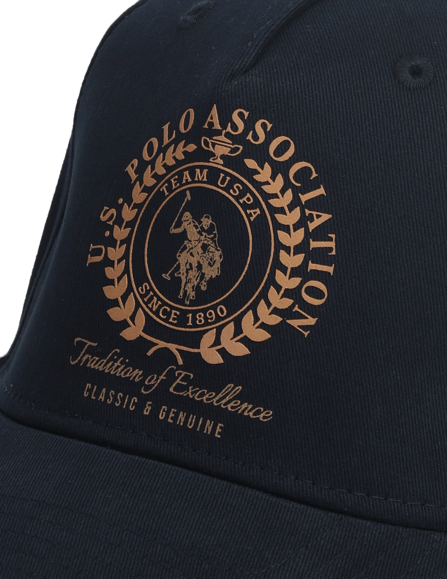 Brand Embroidered Denim Cap - Image 3