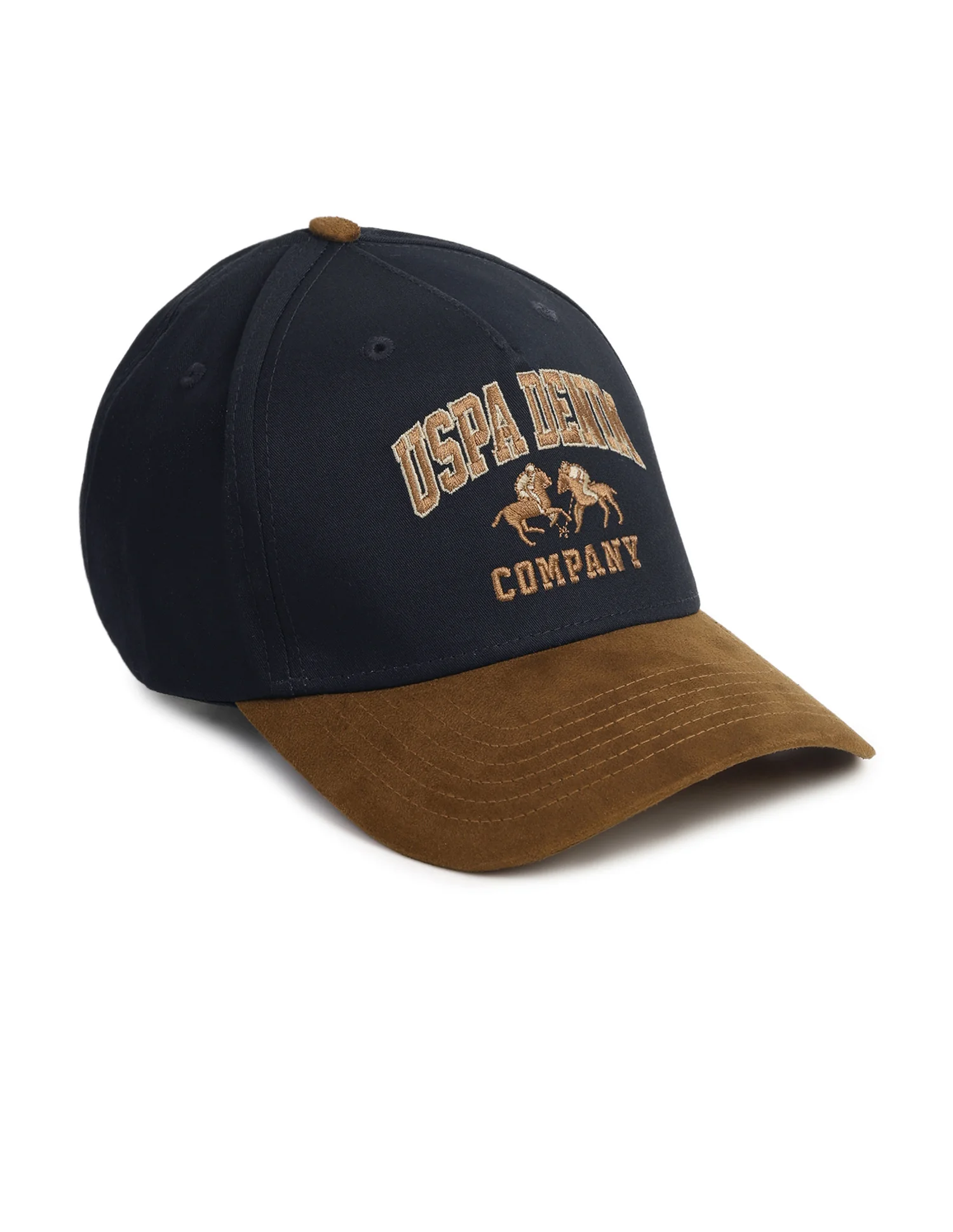 Brand Embroidered Denim Cap - Image 2