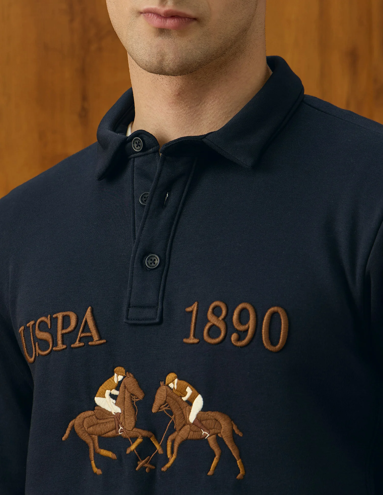 Brand Embroidered Equestrian Aisle Theater Sweatshirt - Image 7