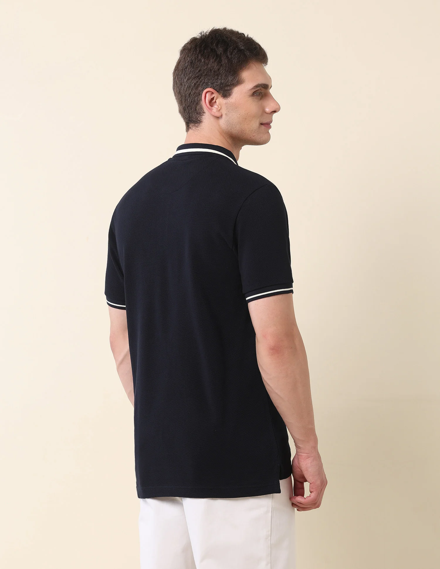 Brand Embroidered Gold Cup Polo Shirt - Image 5