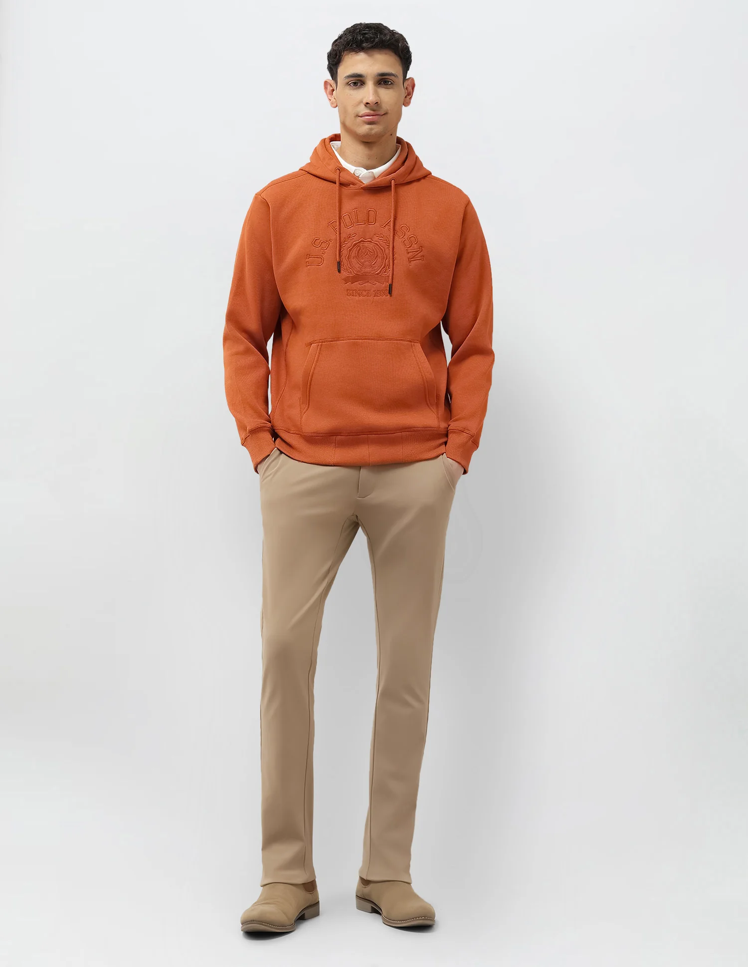 Brand Embroidered Hooded Sweatshirt - Image 3