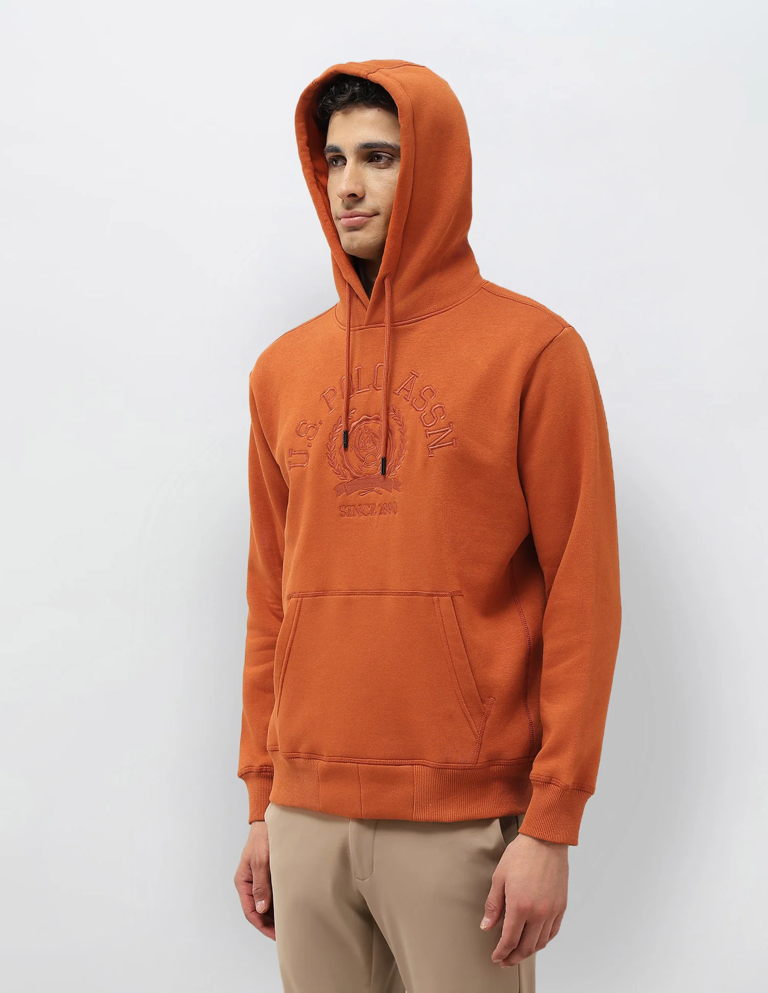 Brand Embroidered Hooded Sweatshirt - Image 4