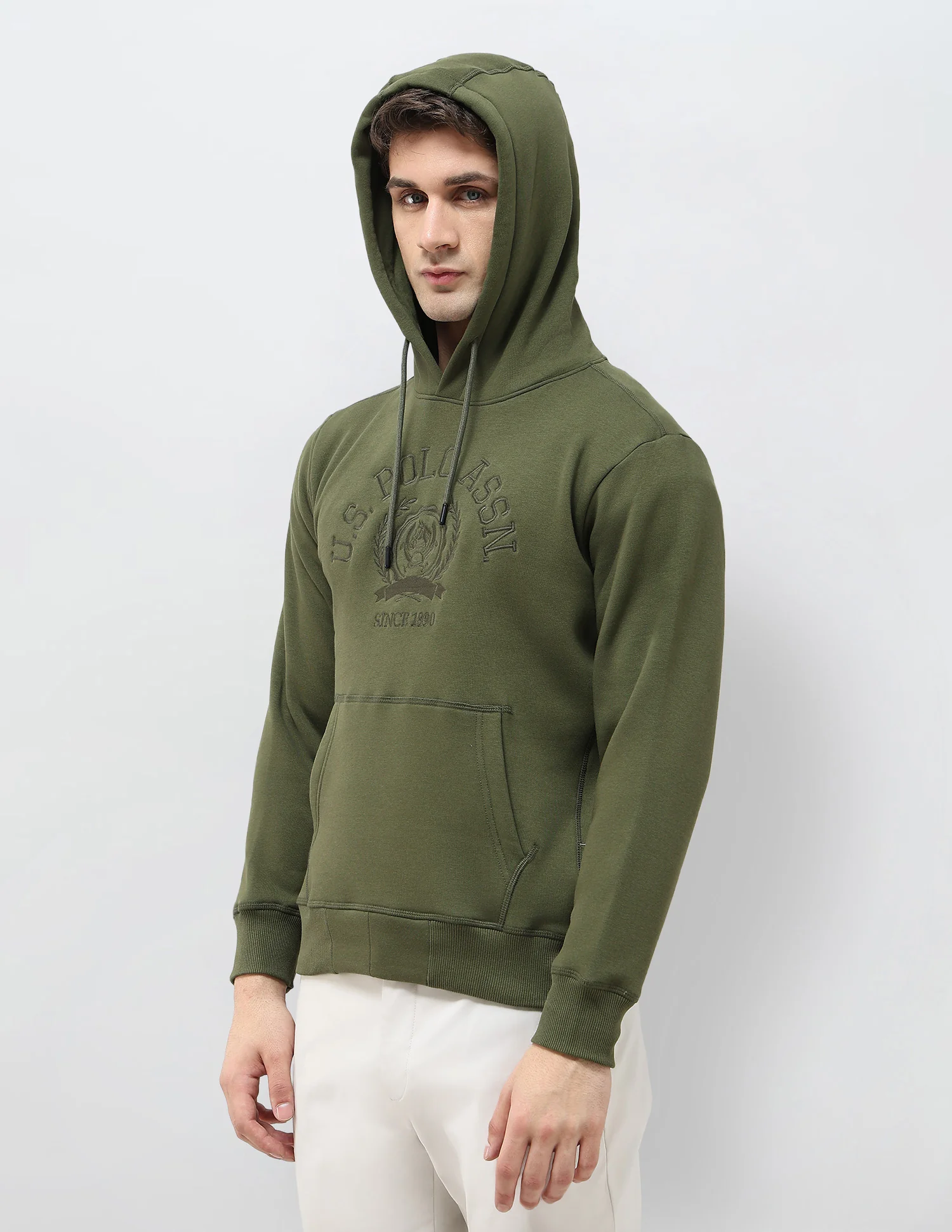 Brand Embroidered Hooded Sweatshirt - Image 4