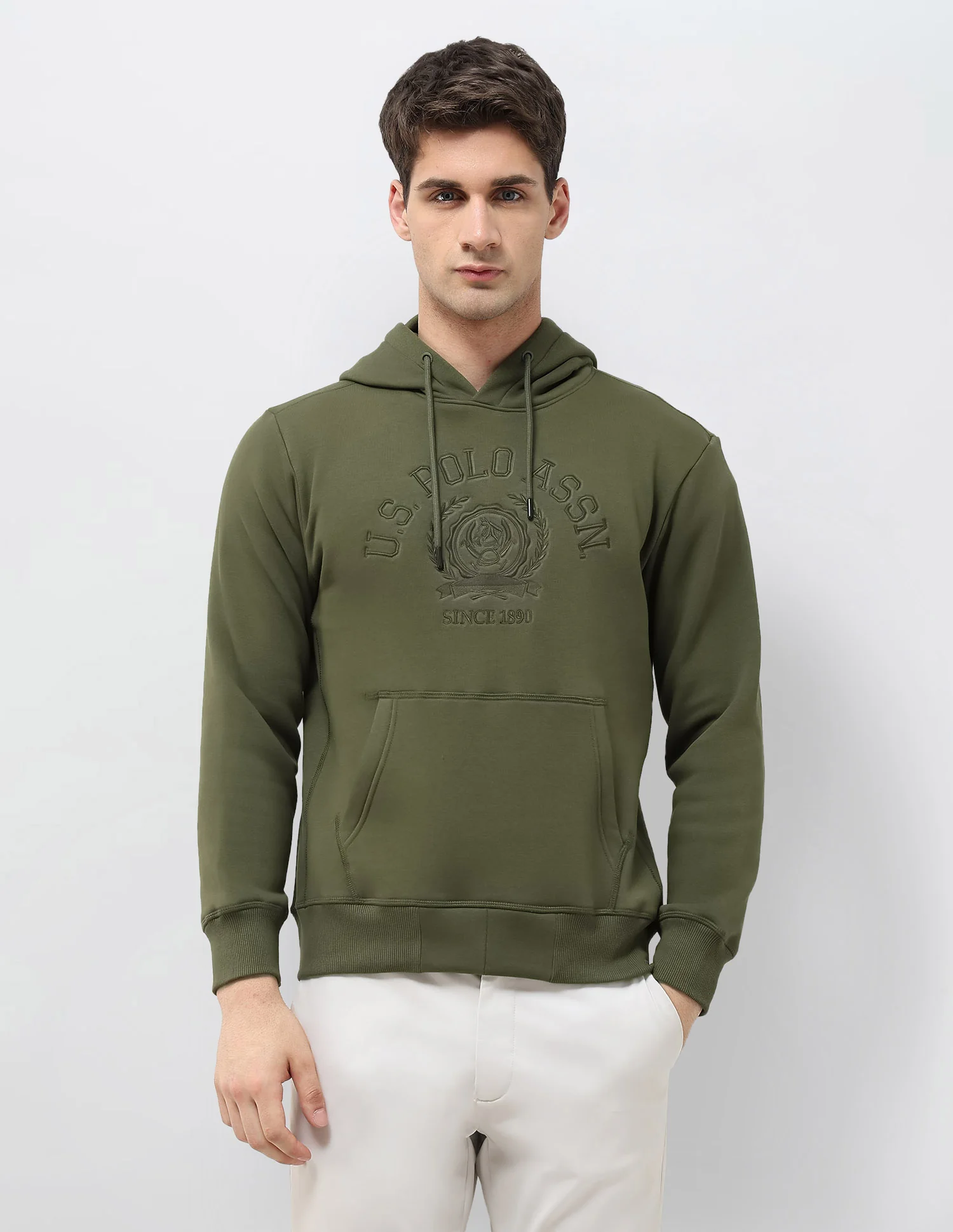 Brand Embroidered Hooded Sweatshirt - Image 6
