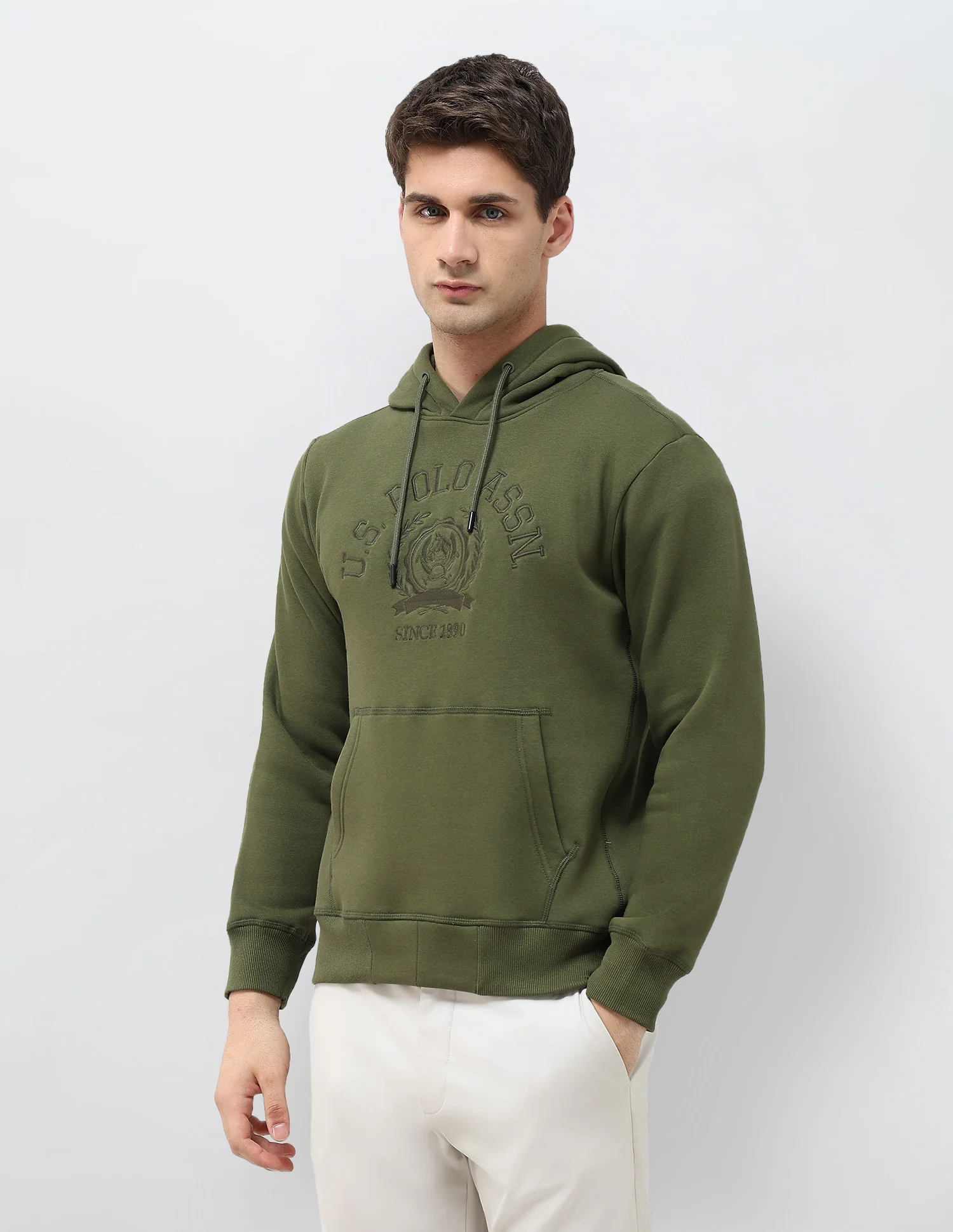 Brand Embroidered Hooded Sweatshirt - Image 9