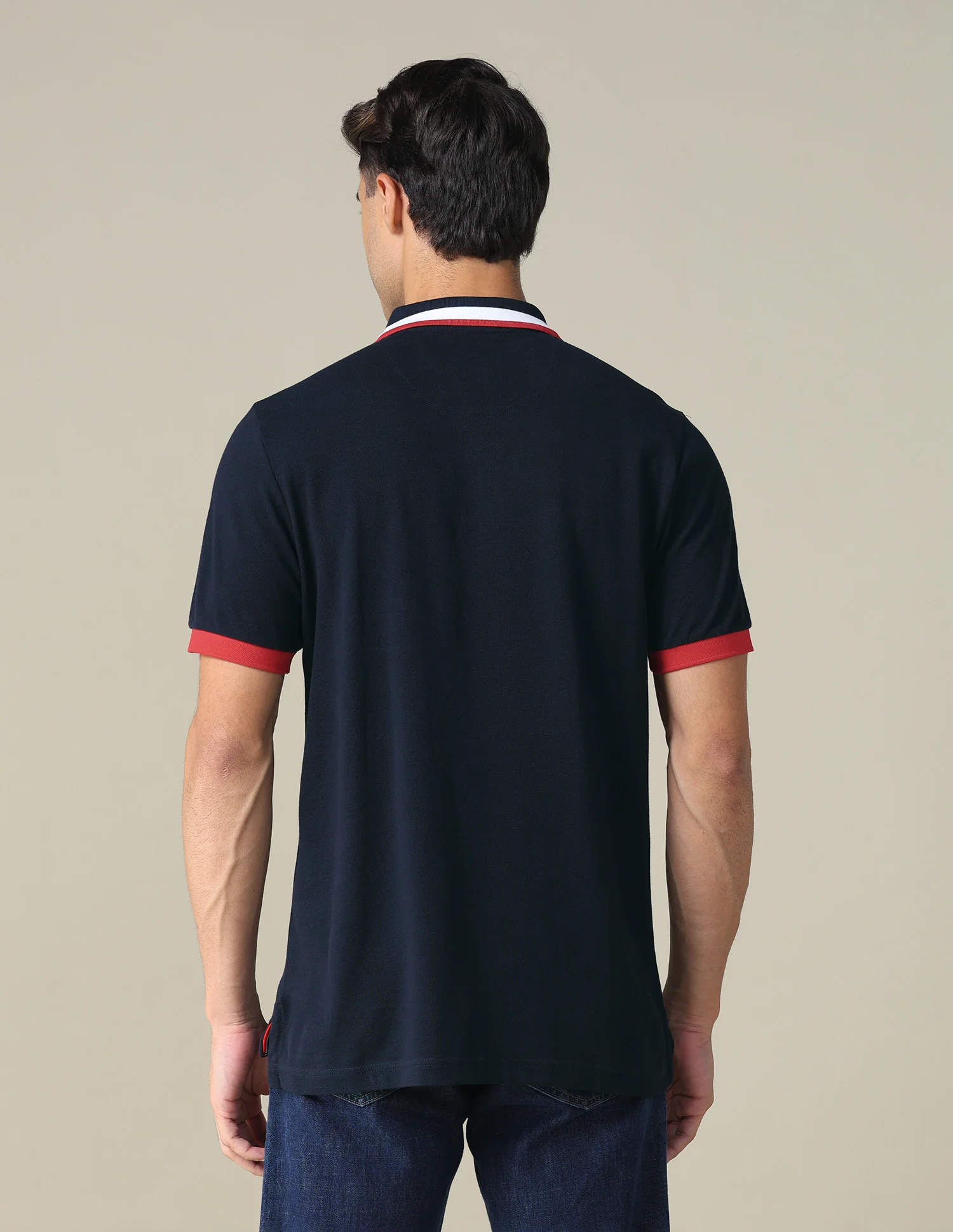 Brand Embroidered Regular Fit Polo Shirt - Image 5