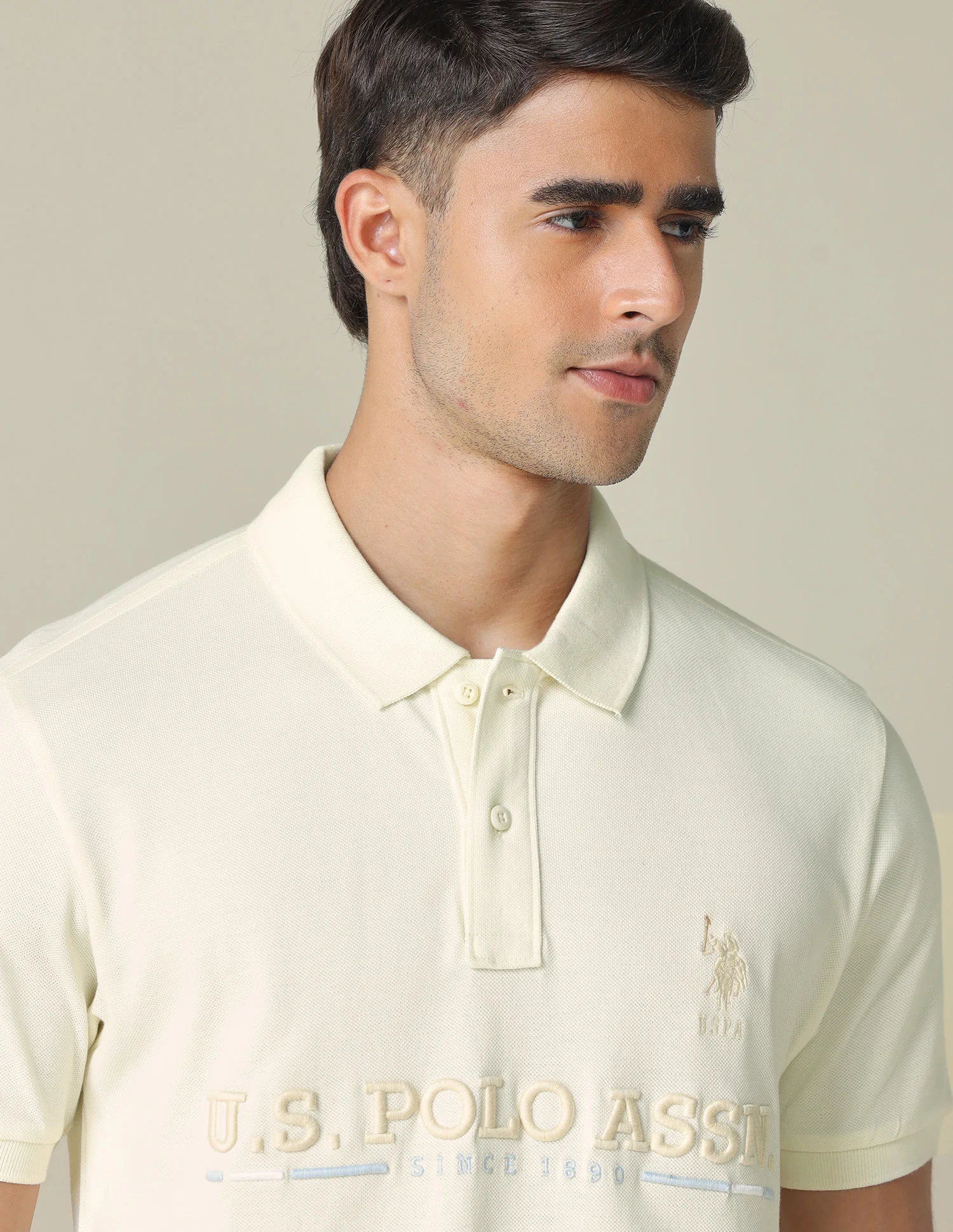 Brand Embroidered Regular Fit Polo Shirt - Image 7