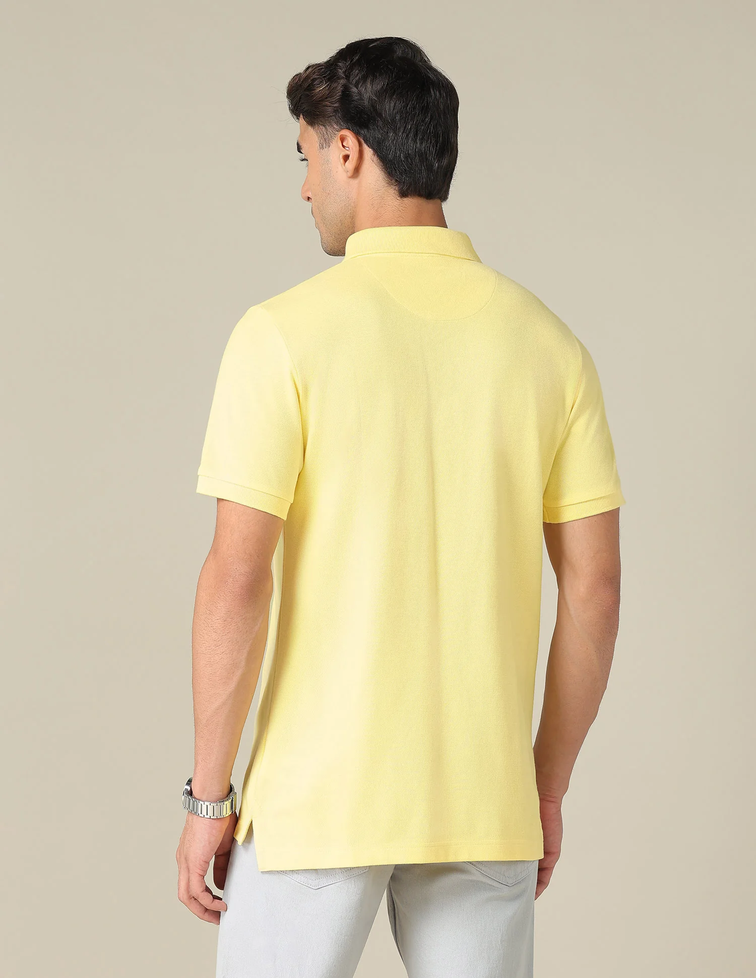 Brand Embroidered Regular Fit Polo Shirt - Image 5